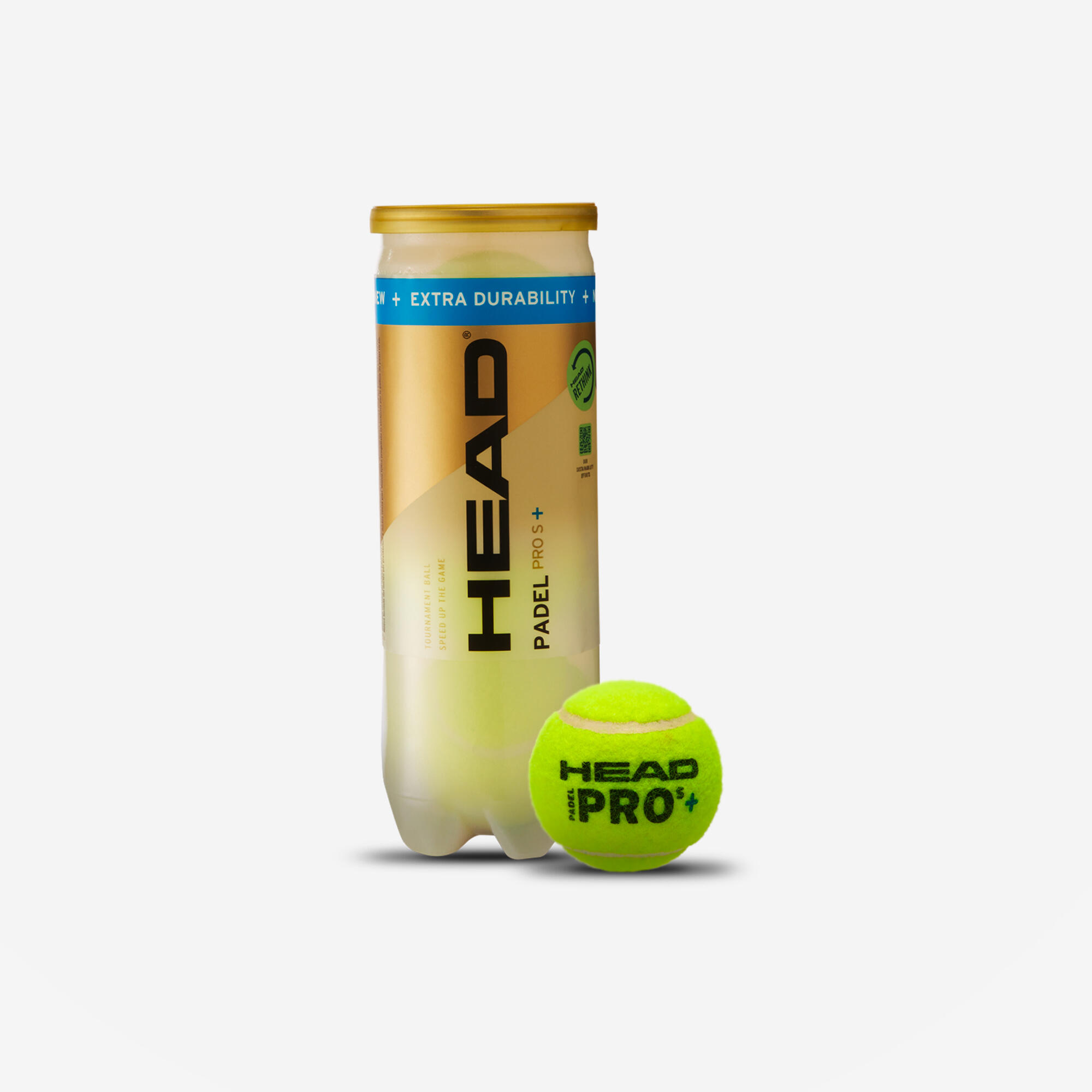 Pressurised Padel Balls Pro S + Tri-Pack