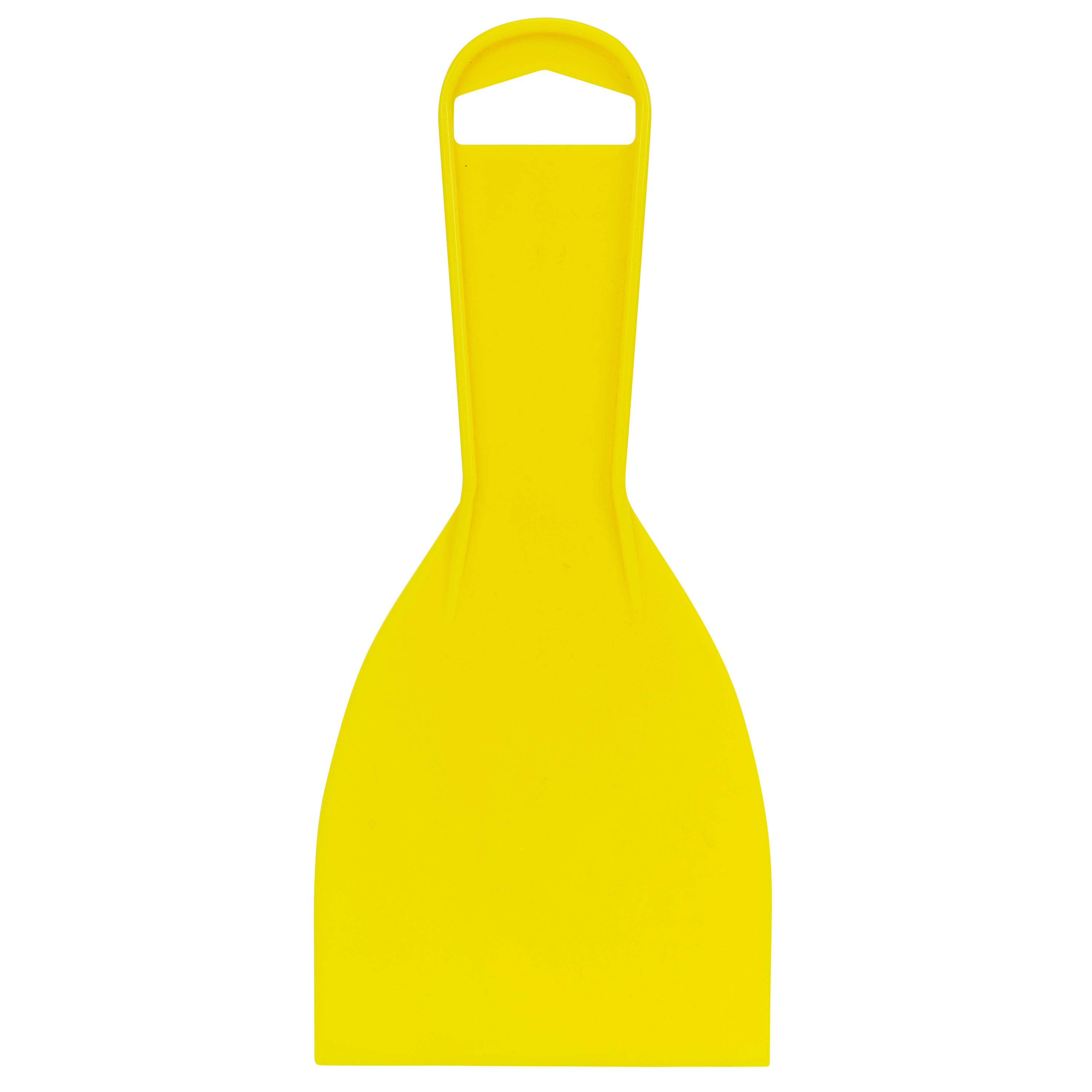 Plastic scraper for dewaxing.