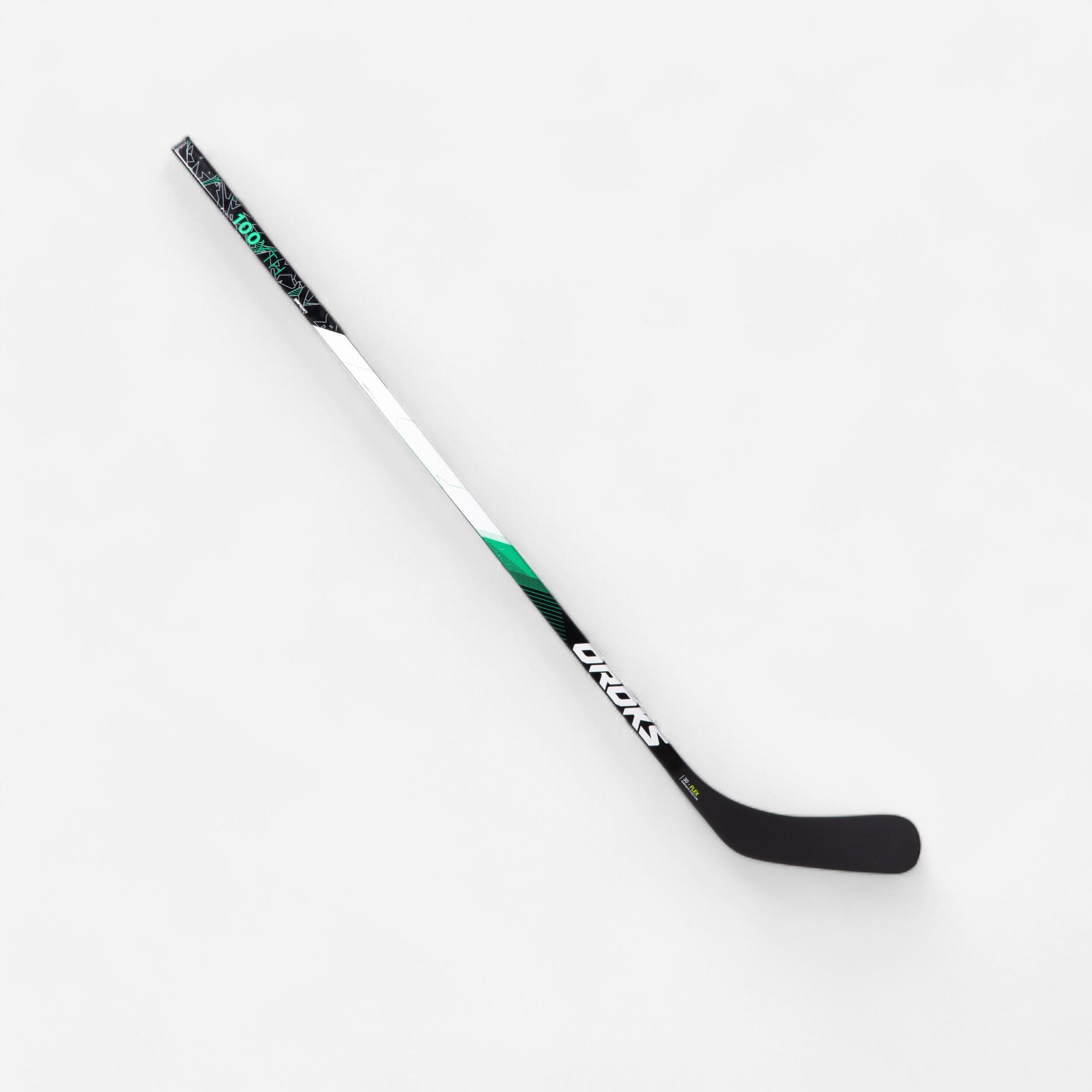 Kids' Left-Handed Hockey Stick IH 100