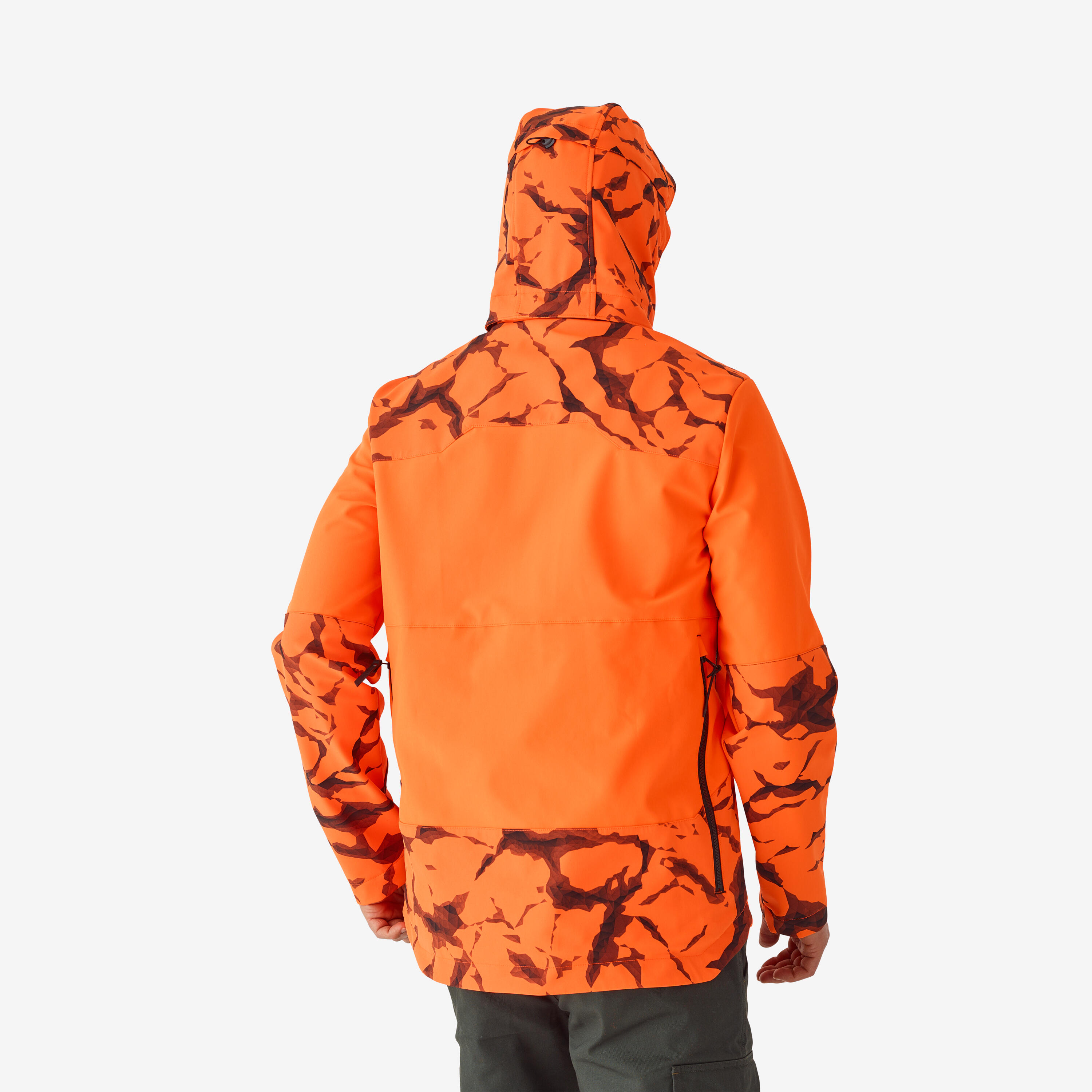 500 Softshell Hunting Jacket - Fluo Rock