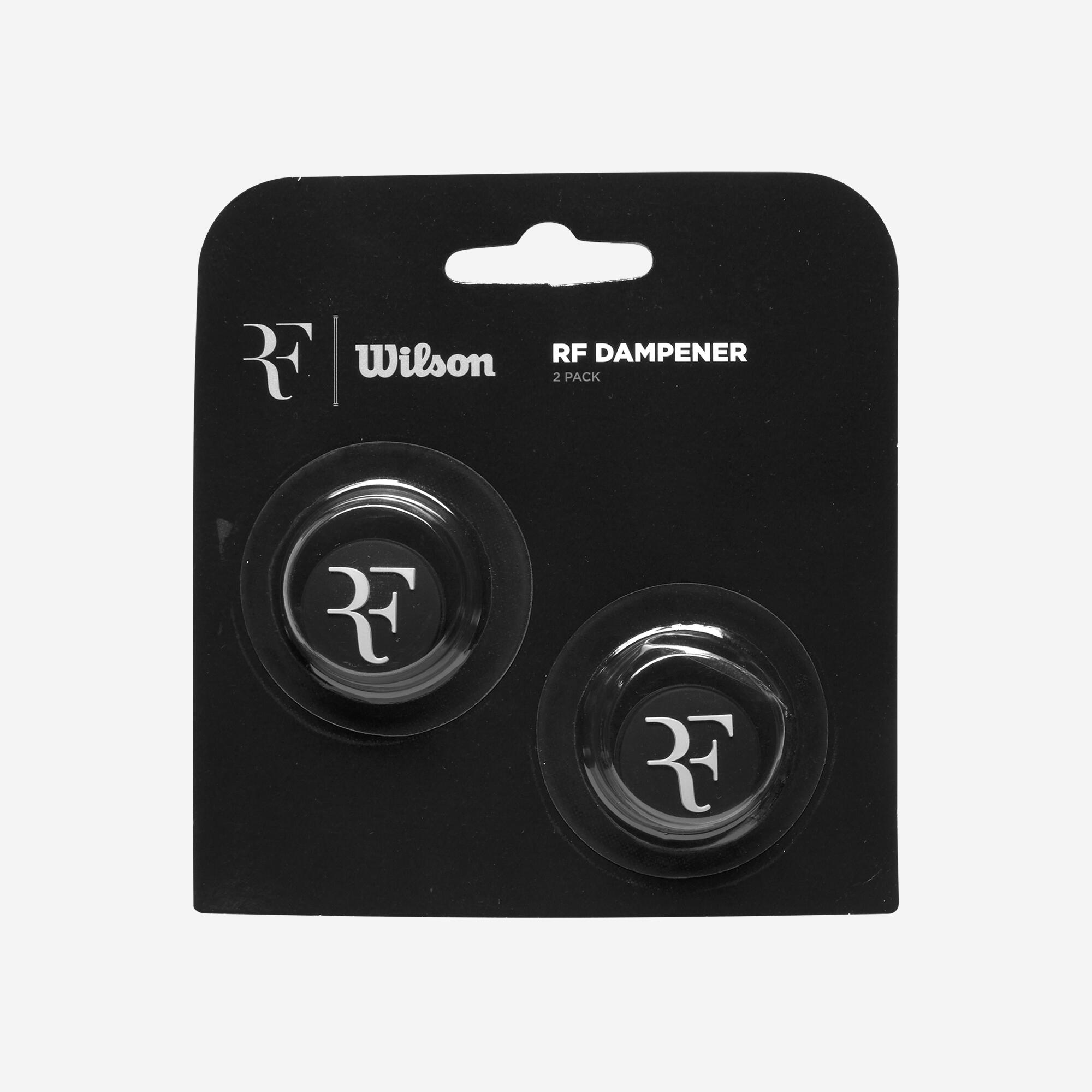 Tennis Vibration Dampener Roger Federer RF Twin-Pack - Black