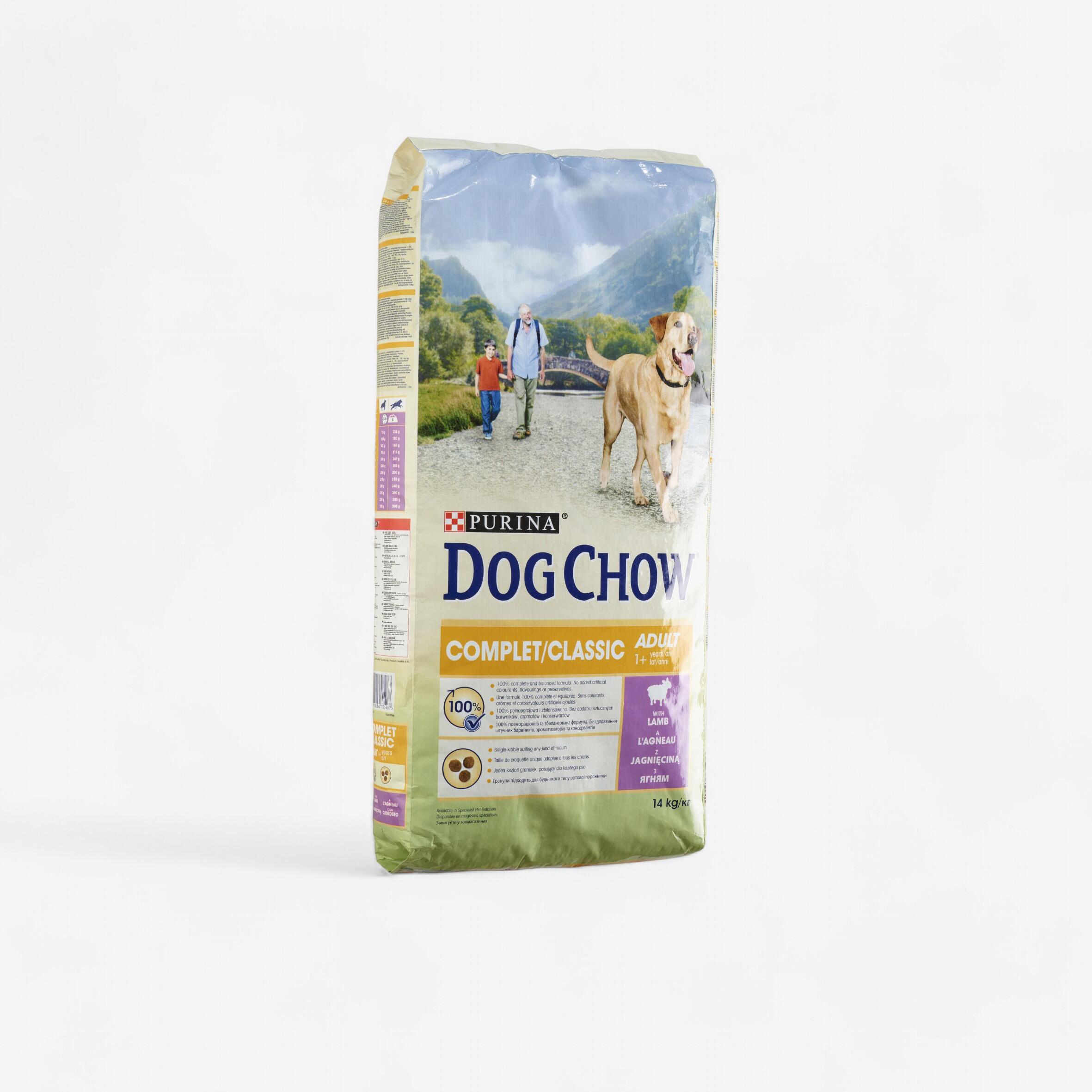 DRY FOOD ADULT DOG  COMPLETE/CLASSIC LAMB DOGCHOW 14KG
