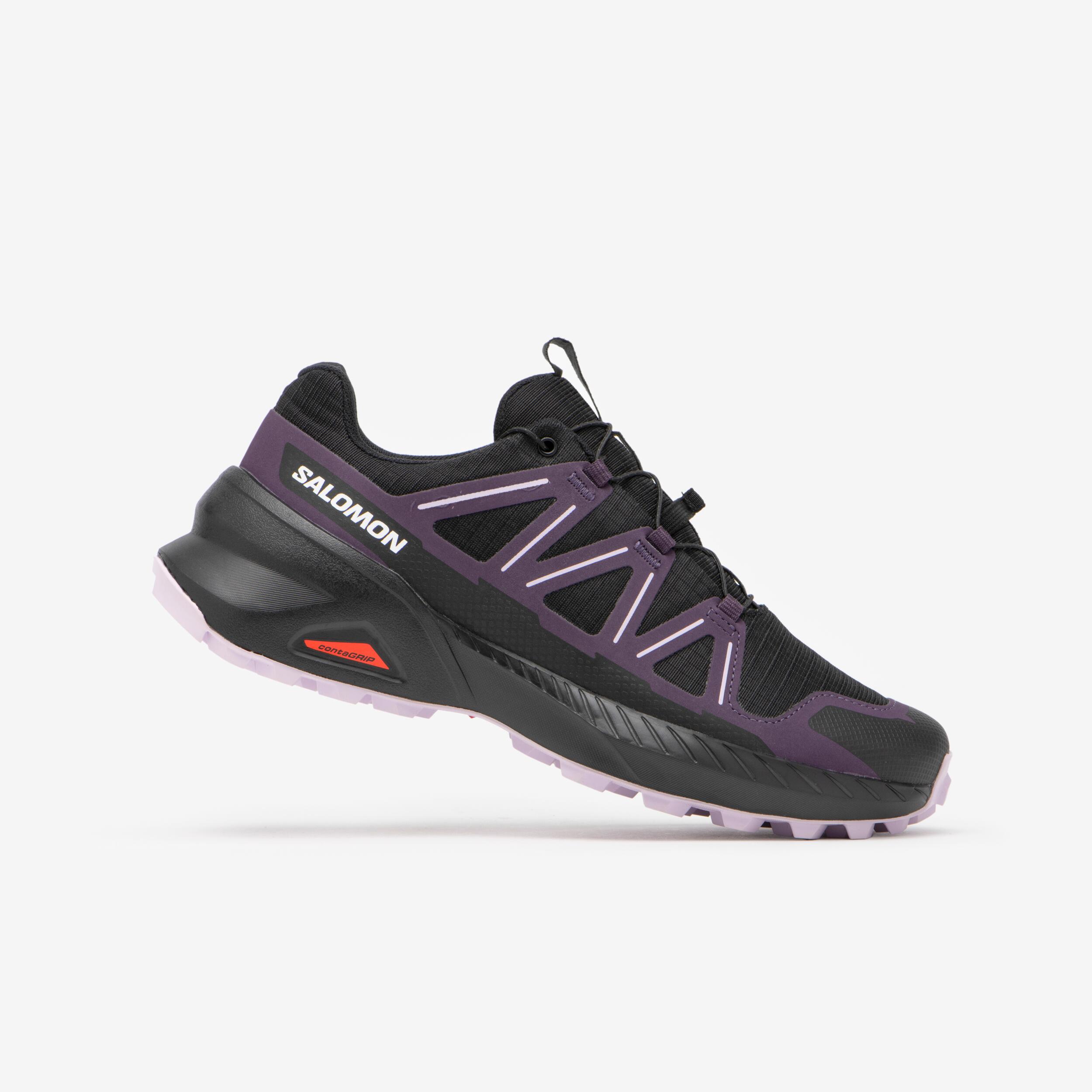 AW24 WOMEN'S SALOMON SPEEDCROSS TRAIL RUNNING SHOES - BLACK