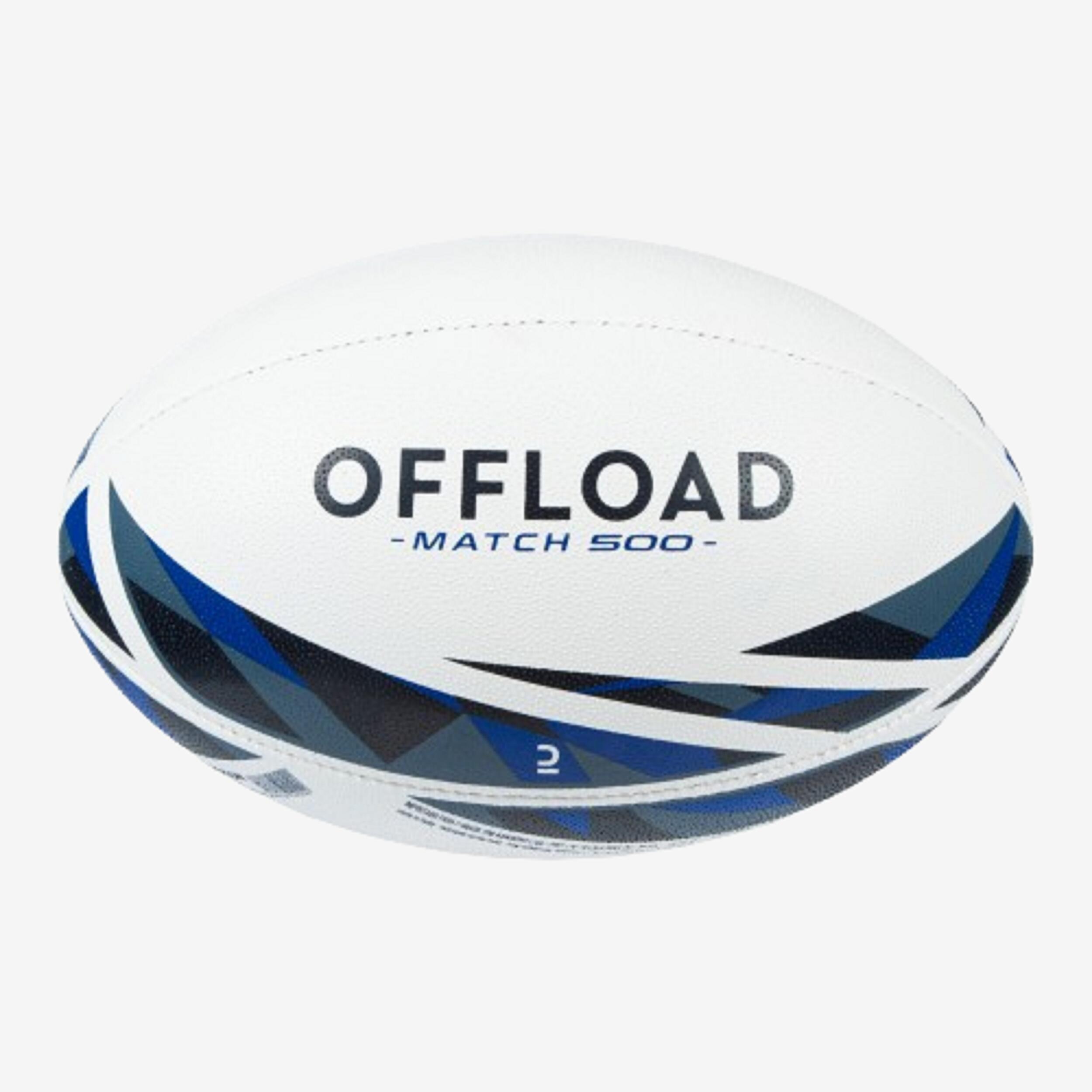 Rugby Ball R500 Match Size 5 - Blue