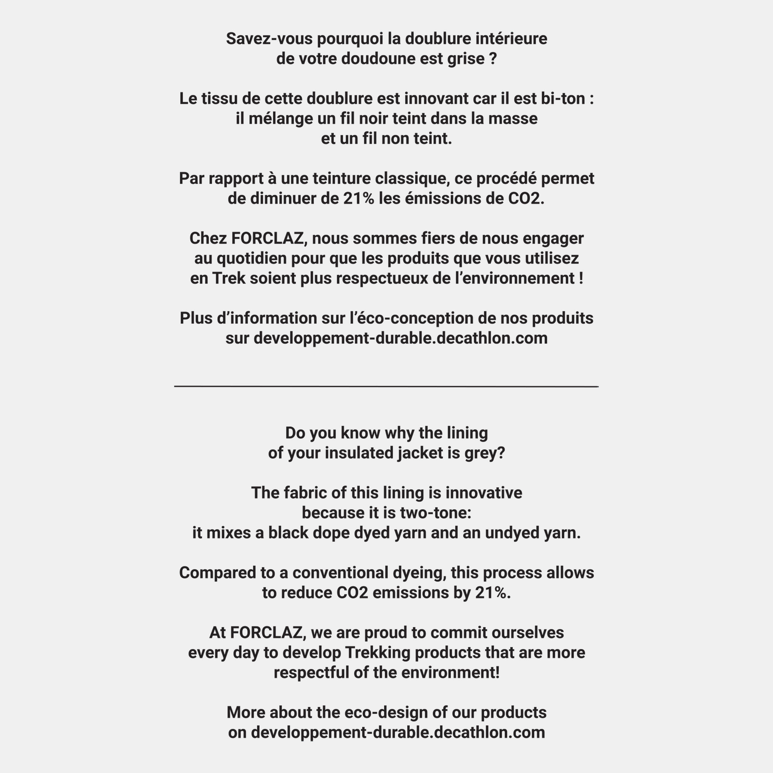 Women’s Synthetic Mountain Trekking Padded Jacket - MT 50 0°C