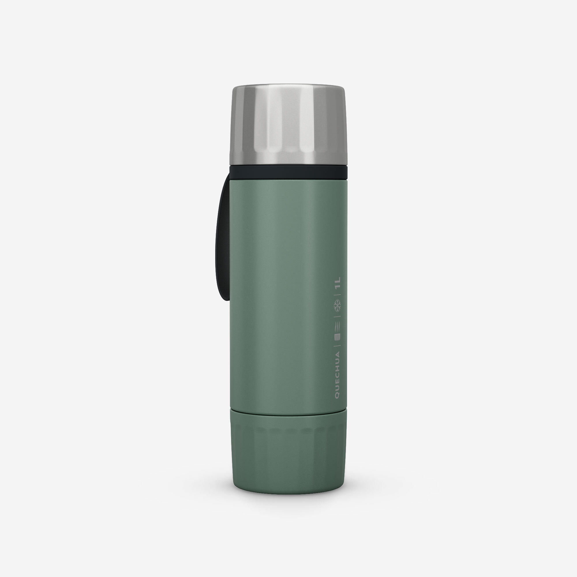 Hiking MH900 1l isothermal stainless steel flask  quick opening cap