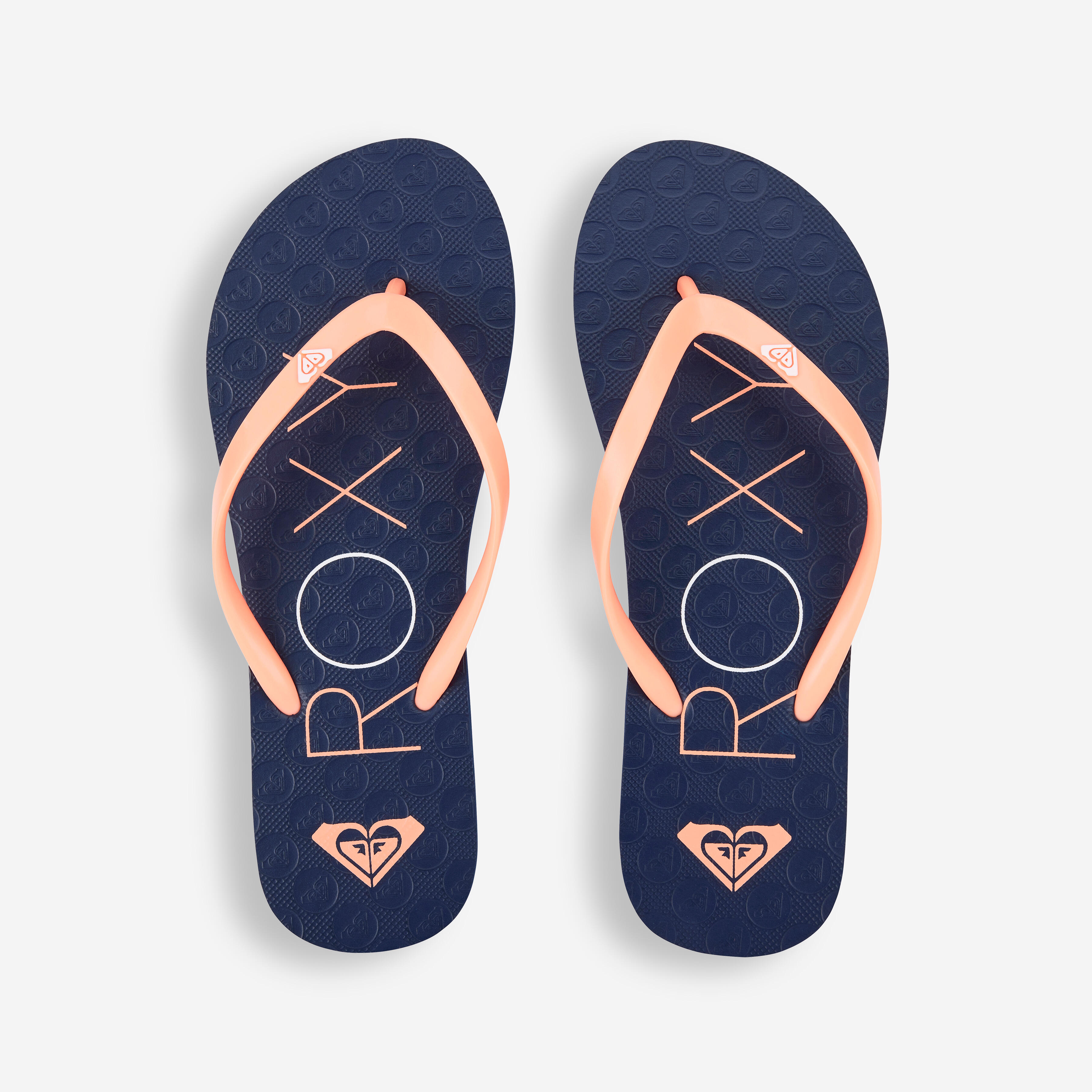 Women's Flip-Flops - To the sea indigo blue