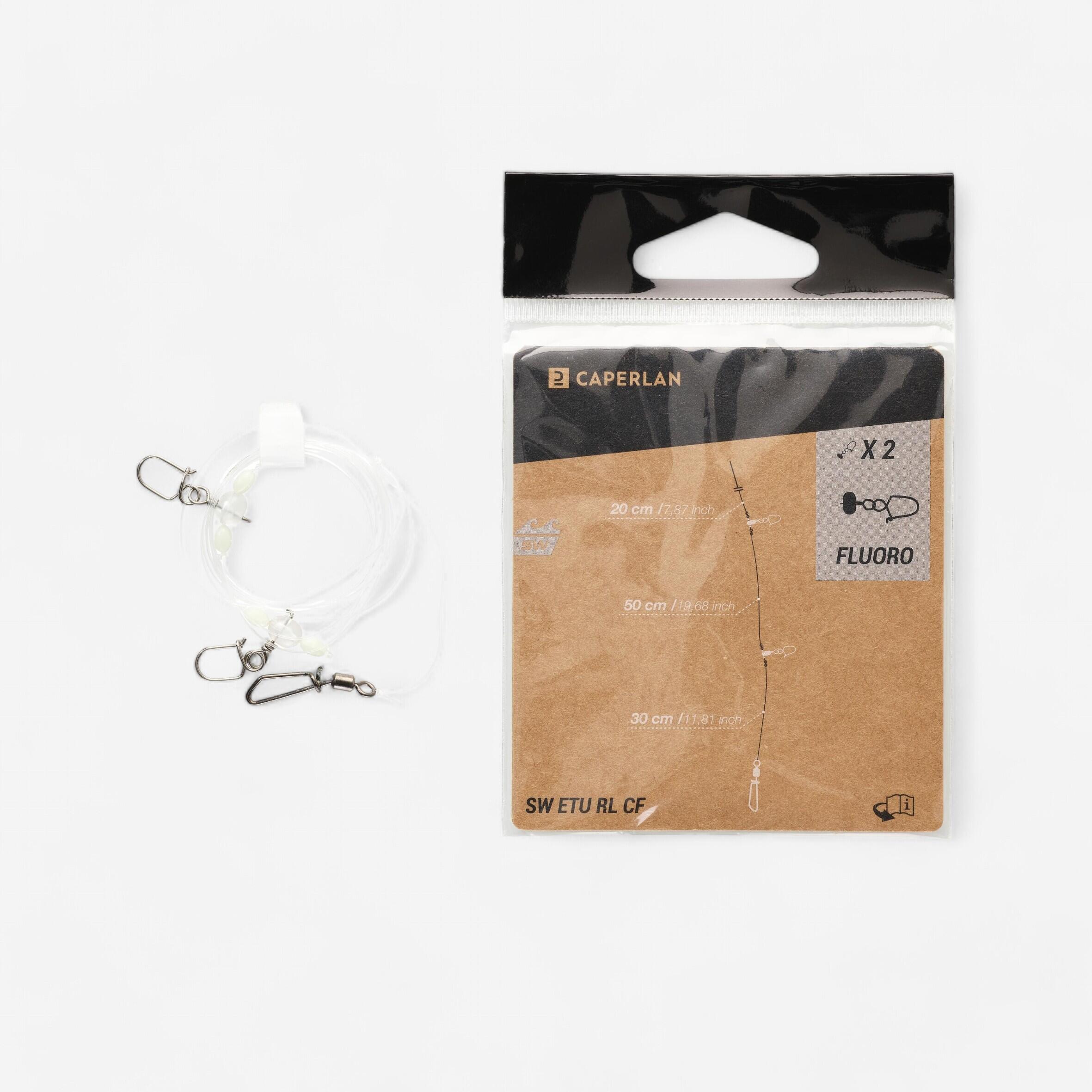 Ready-to-fish line leader SW ETU RL CF X2 for cuttlefish and squid fishing