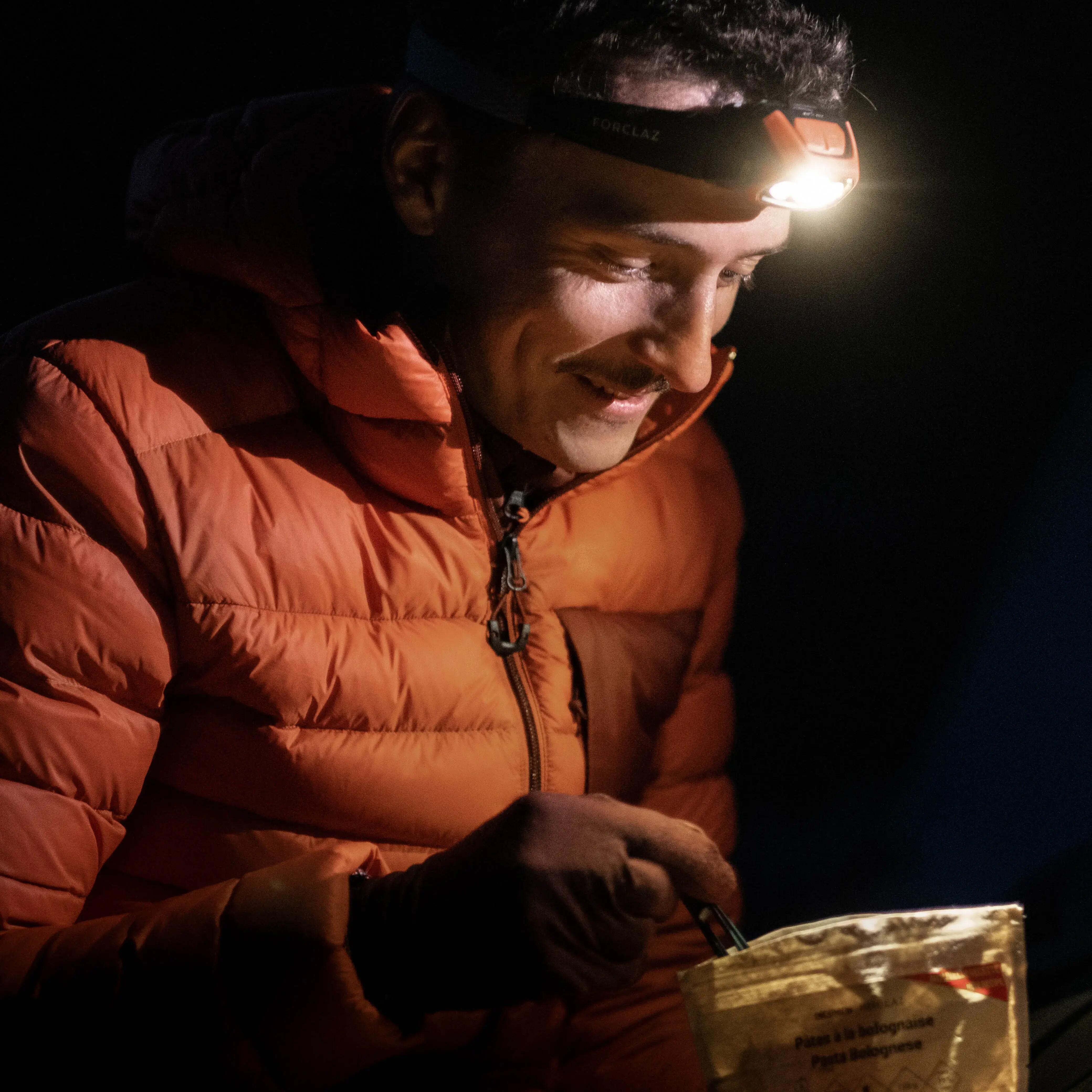 RECHARGEABLE HEADLAMP - 600 LUMENS - HL900 USB V3 red