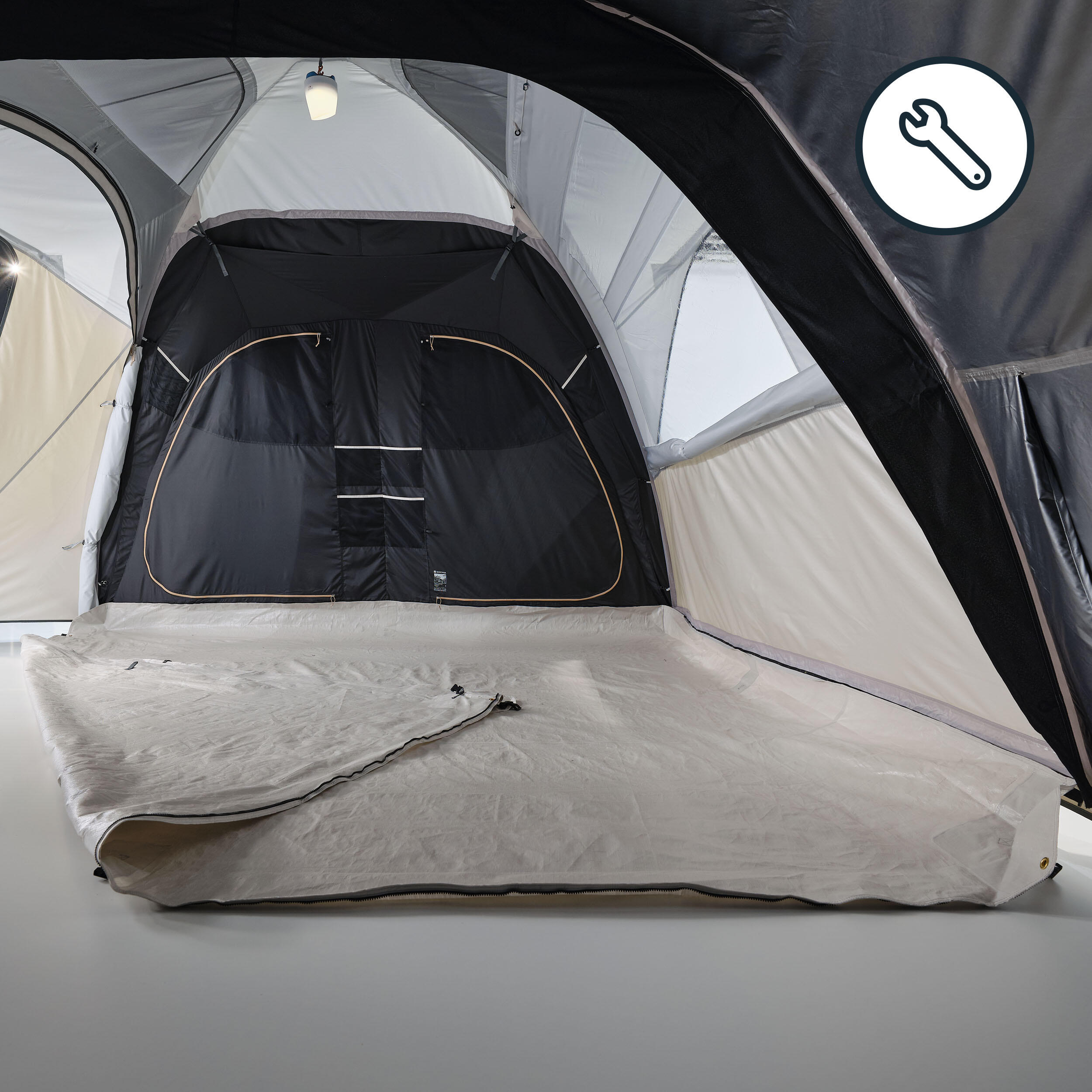 GROUNDSHEET - SPARE PART FOR THE AIR SECONDS 8.4  FRESH&BLACK TENT