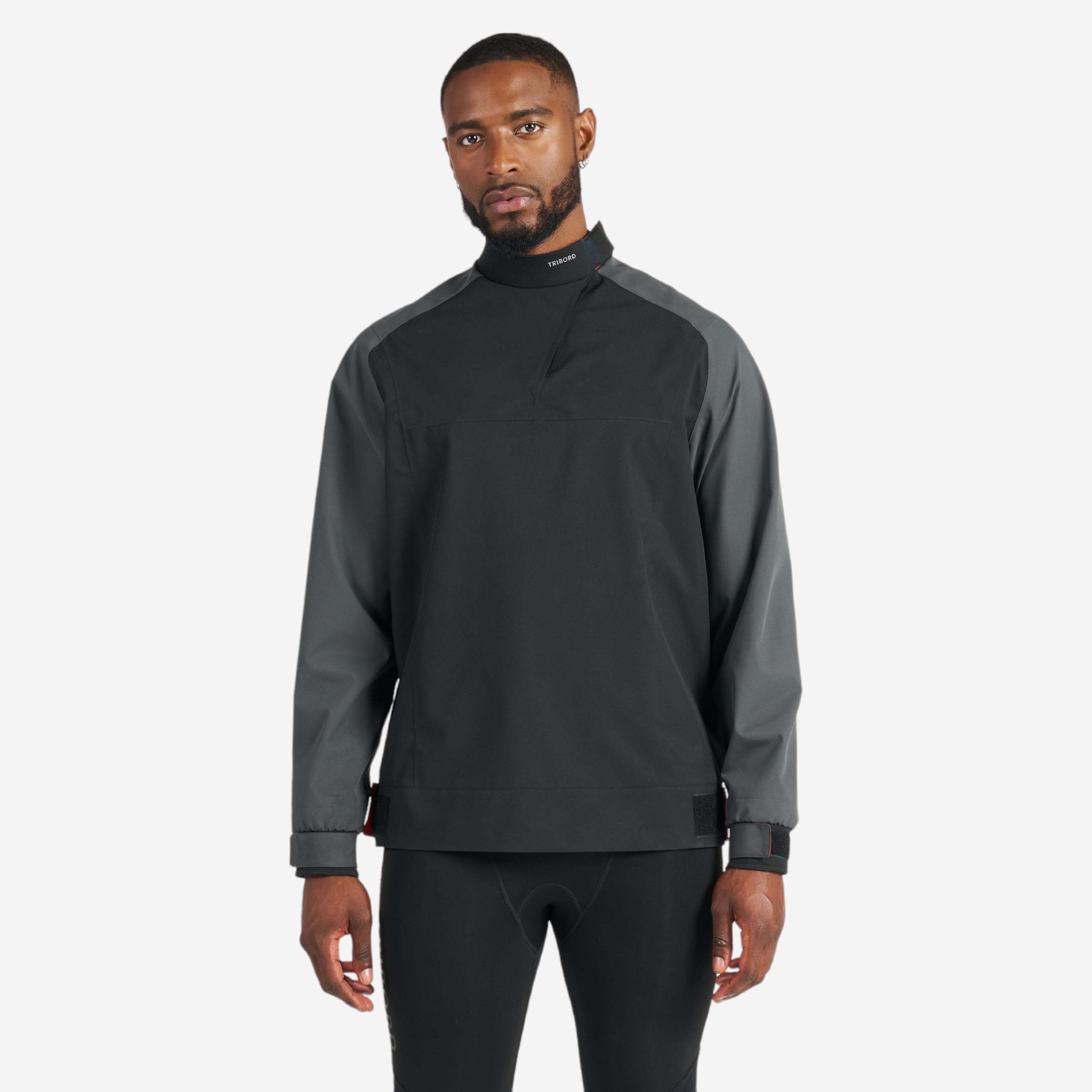 Men's Sailing Windproof Jacket - 500 BLACK
