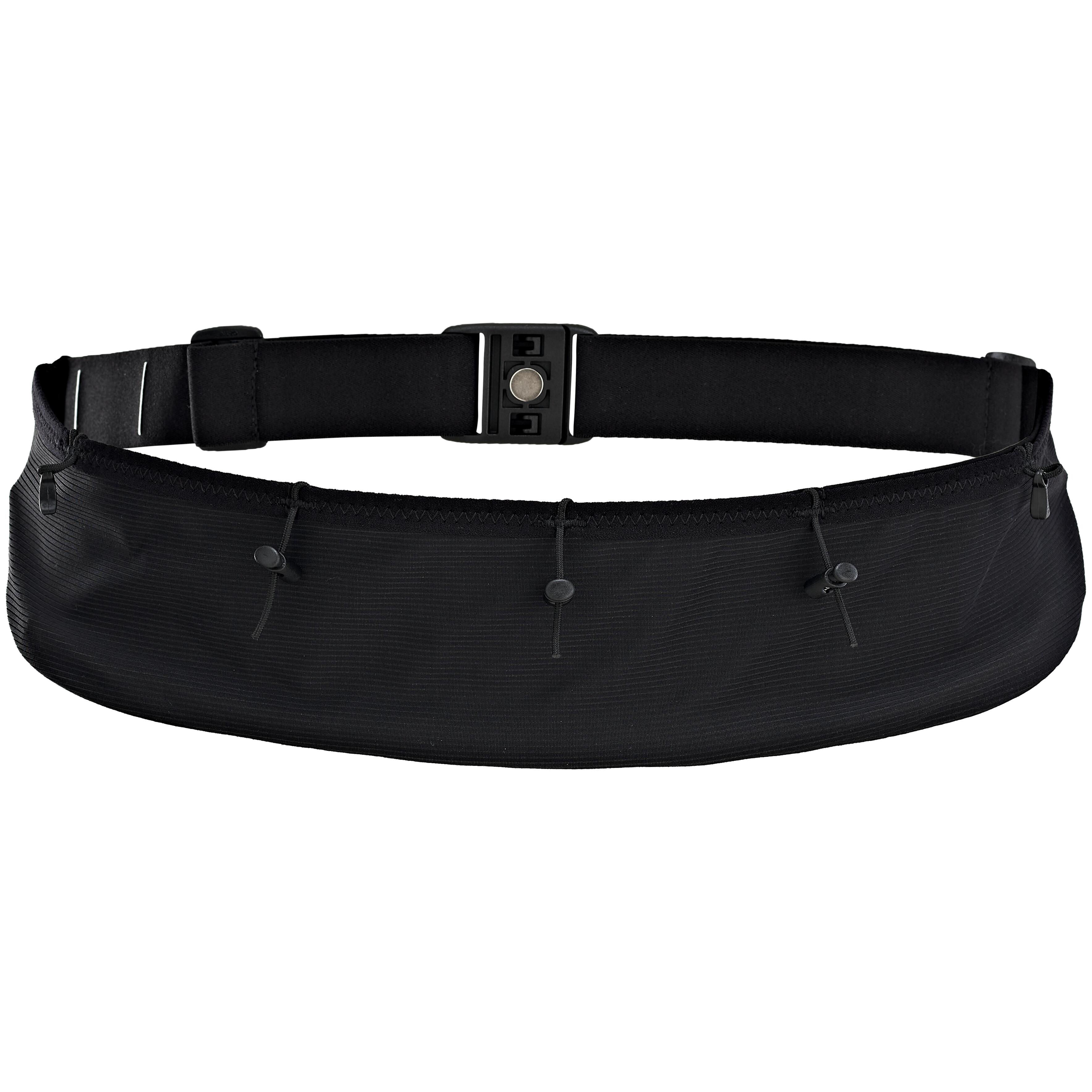 LONG-DISTANCE TRIATHLON NUMBER BELT WITH MAGNETIC BUCKLE