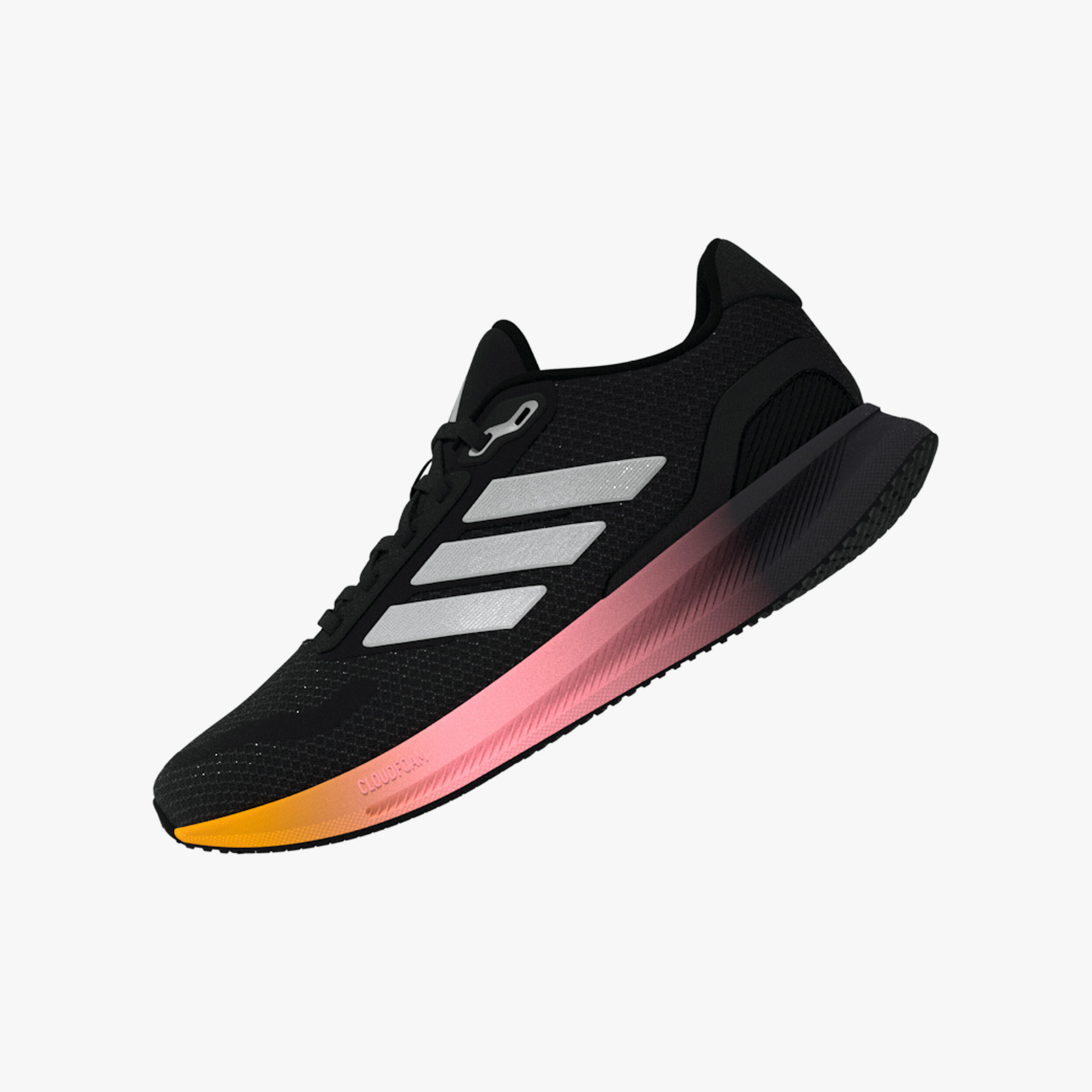 WOMEN'S ADIDAS RUNFALCON 5 RUNNING SHOES - BLACK