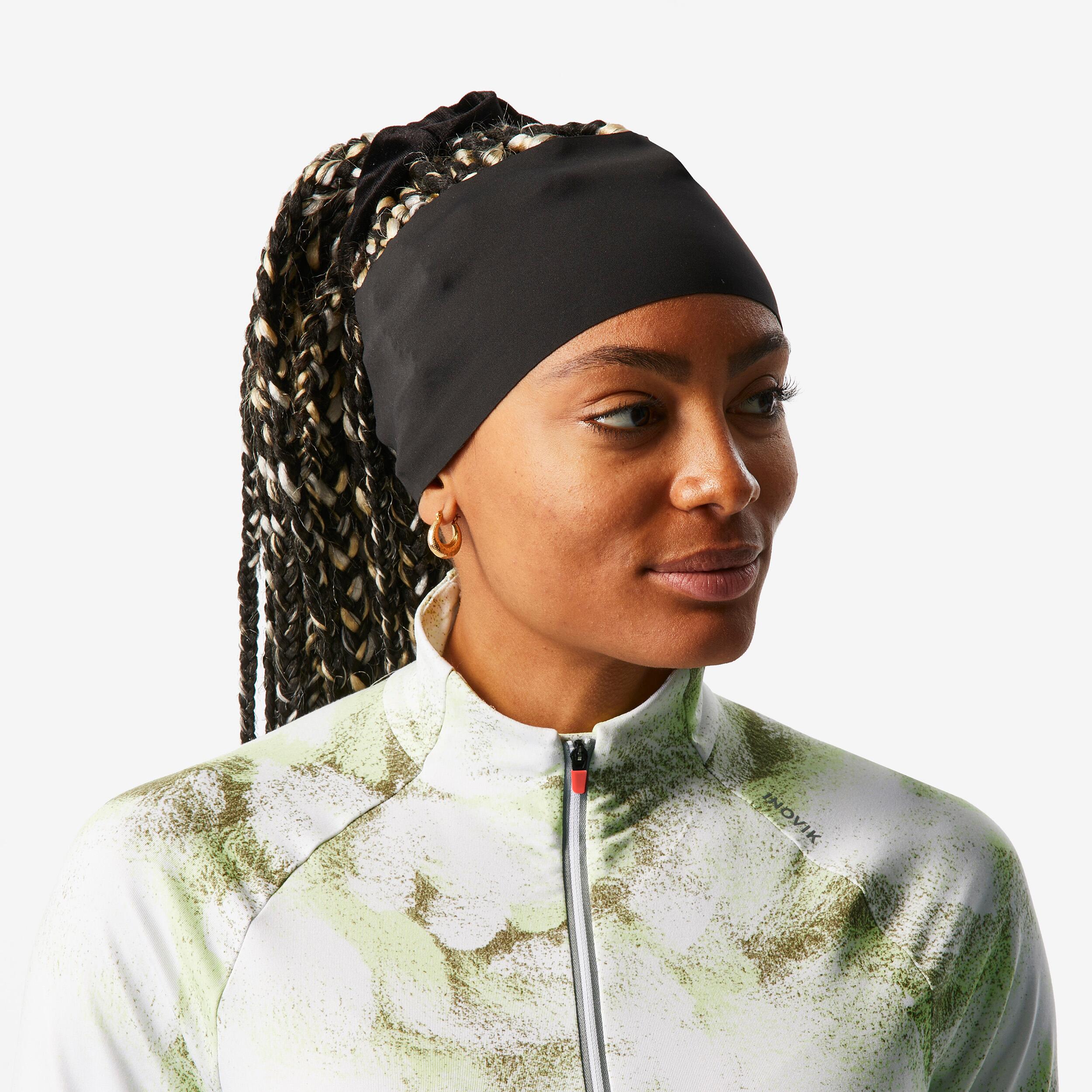 ADULT CROSS-COUNTRY SKIING HEADBAND - 500 - BLACK