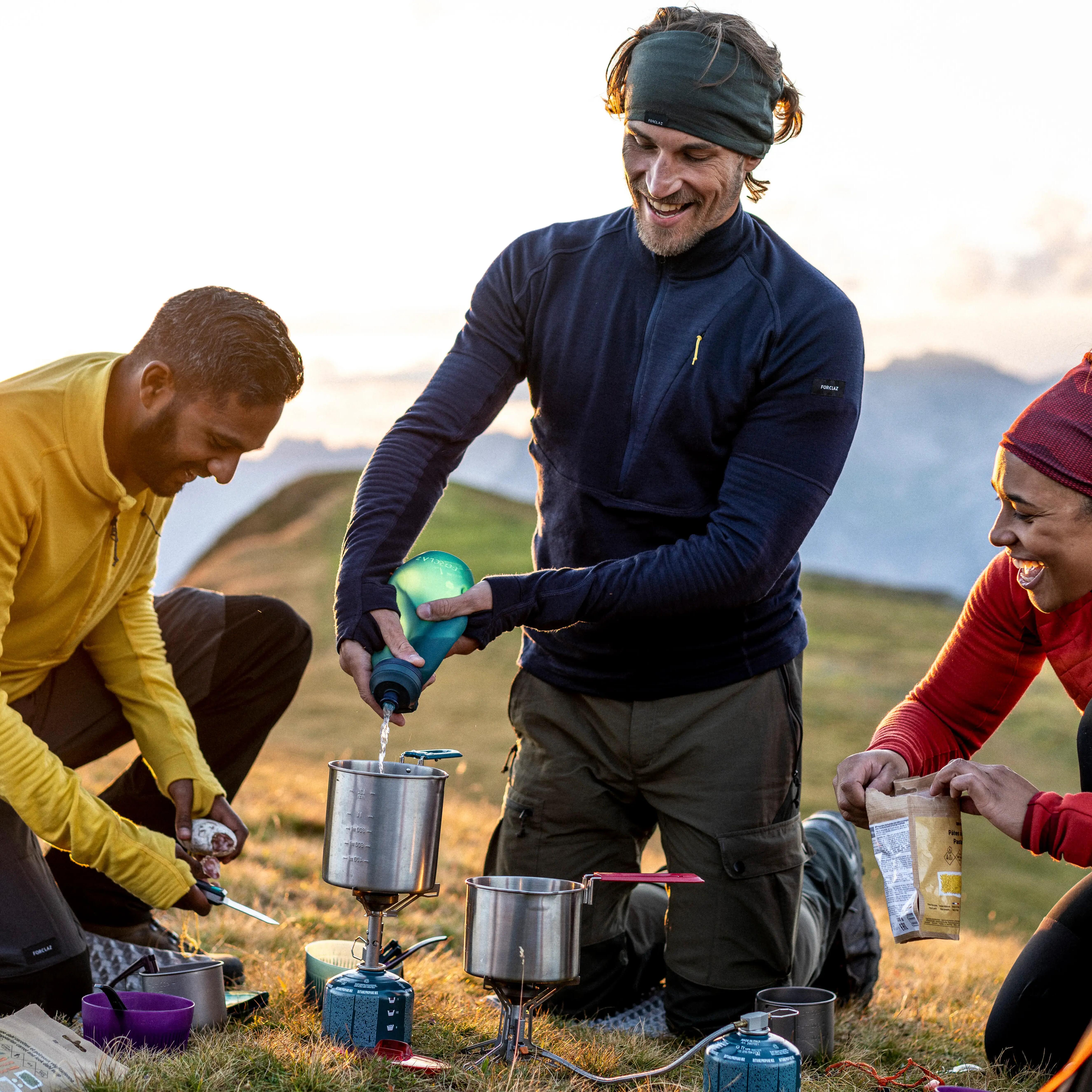 Stainless steel trekking cookset - 2-person - MT500