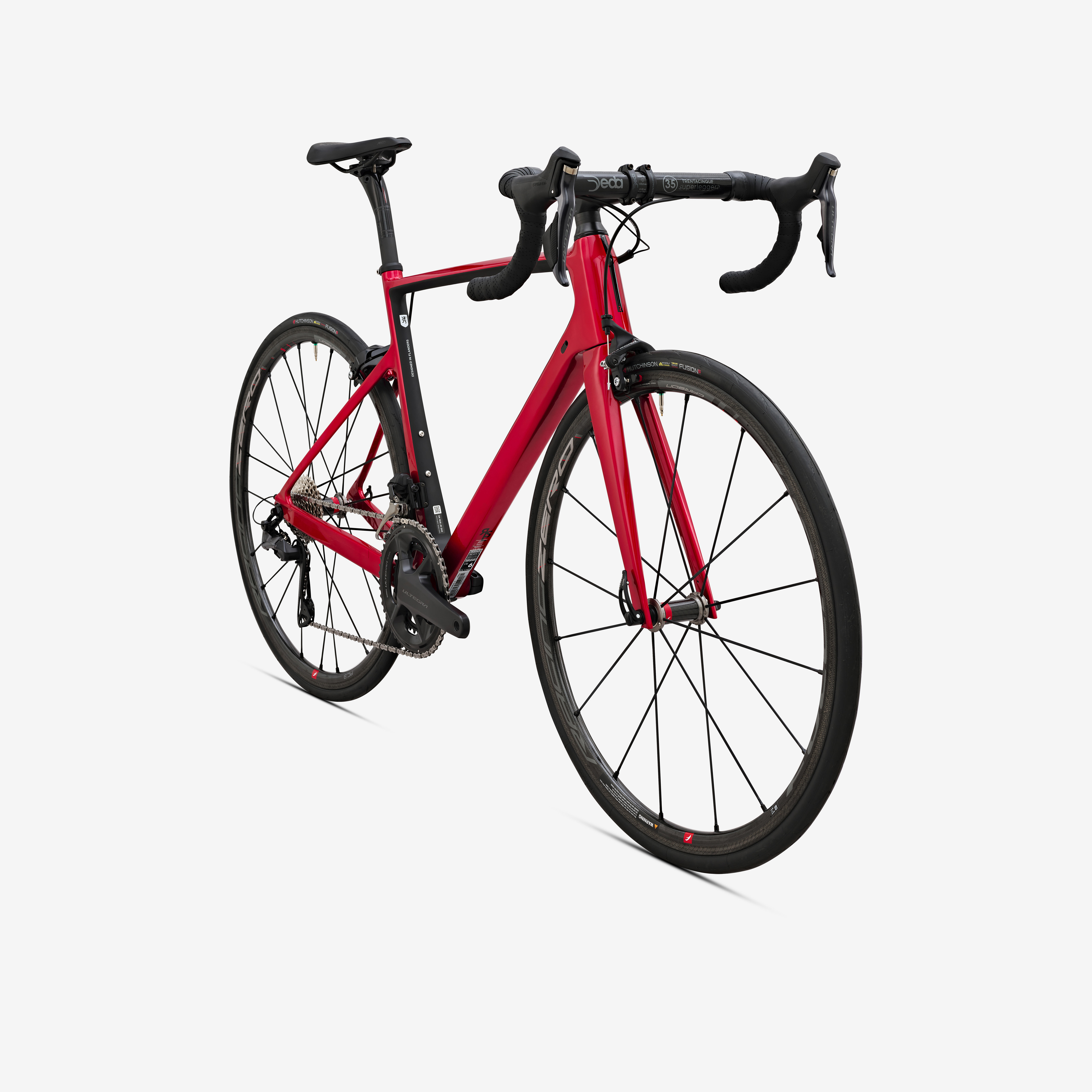 Road Bike EDR CF Ultegra DI2 Rim - Red