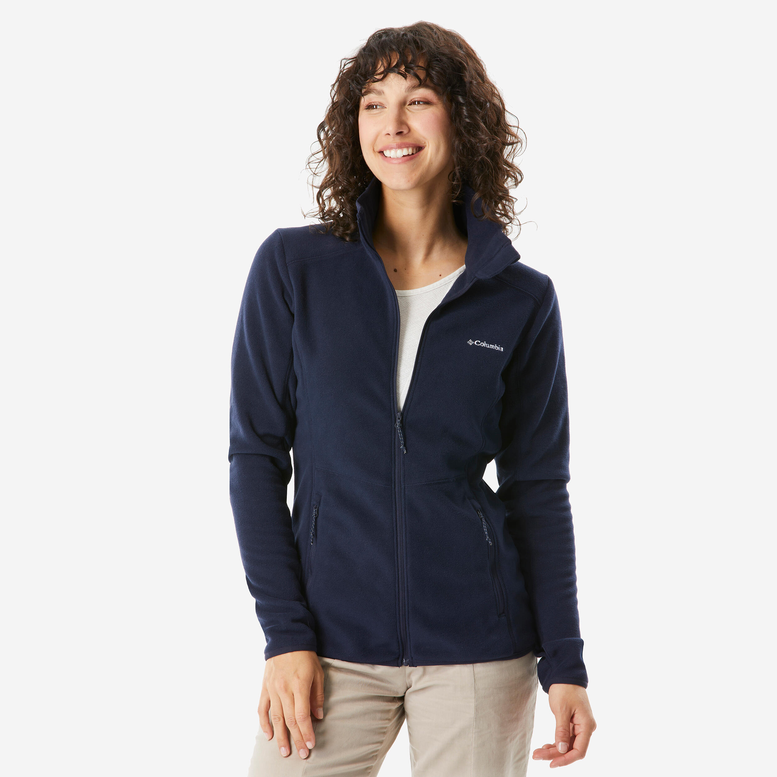 Women’s Columbia Riverplace Hiking Fleece Jacket - Grey