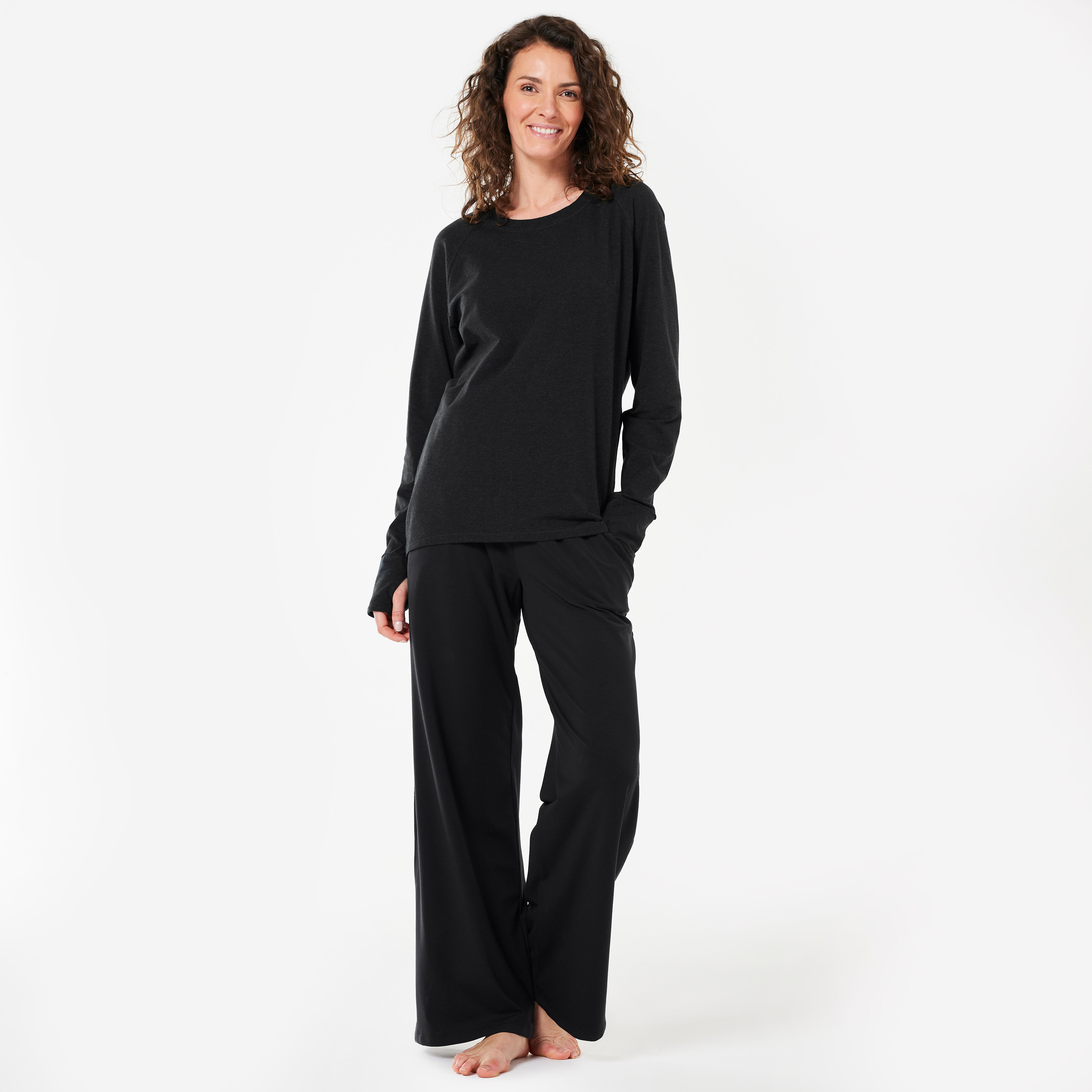 Women's Ultra Soft Yoga Bottoms - Black