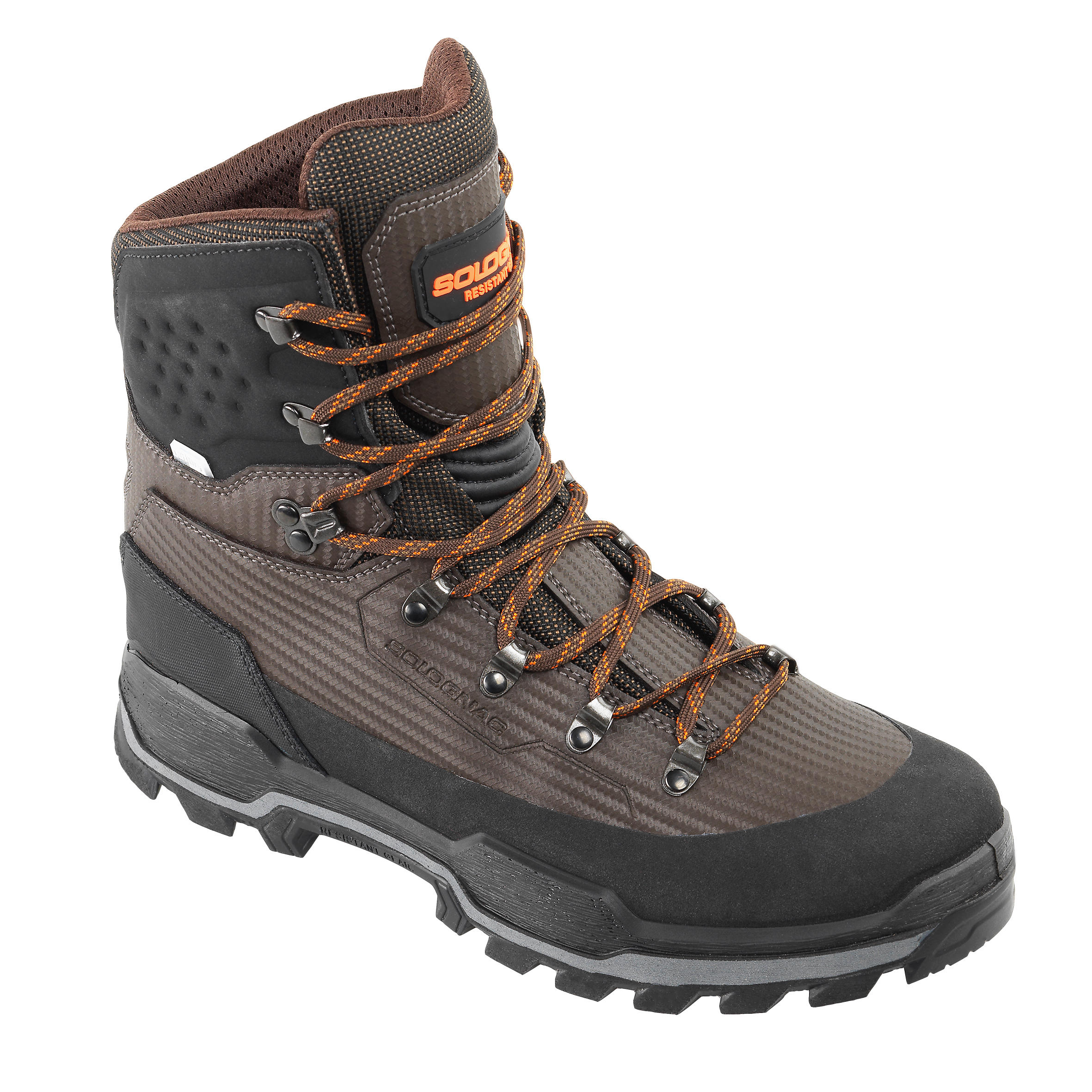 HUNTING WATERPROOF AND HARD-WEARING BOOTS CROSSHUNT 900 BROWN