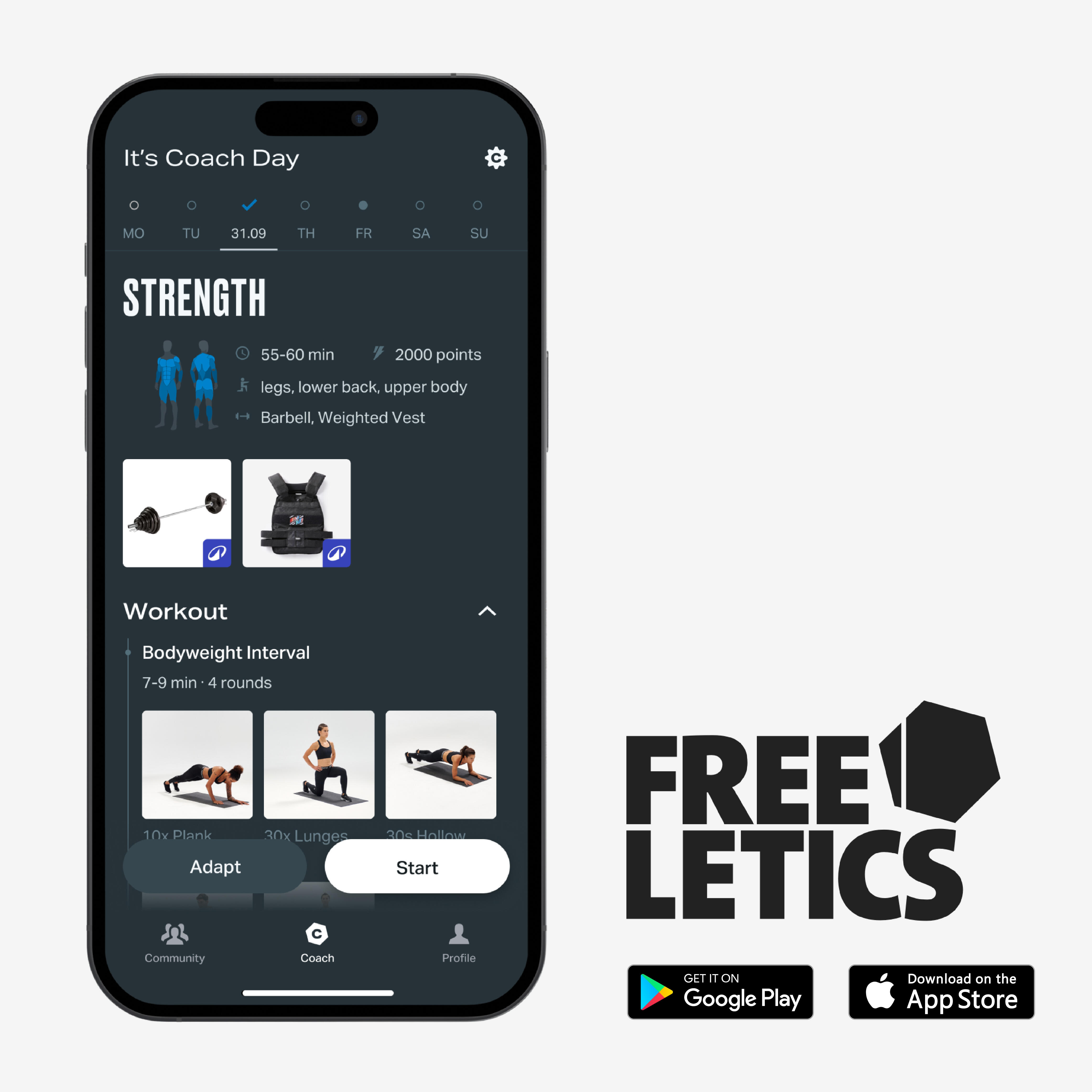 0.5 kg Fitness Dumbbells Twin-Pack - Navy Blue