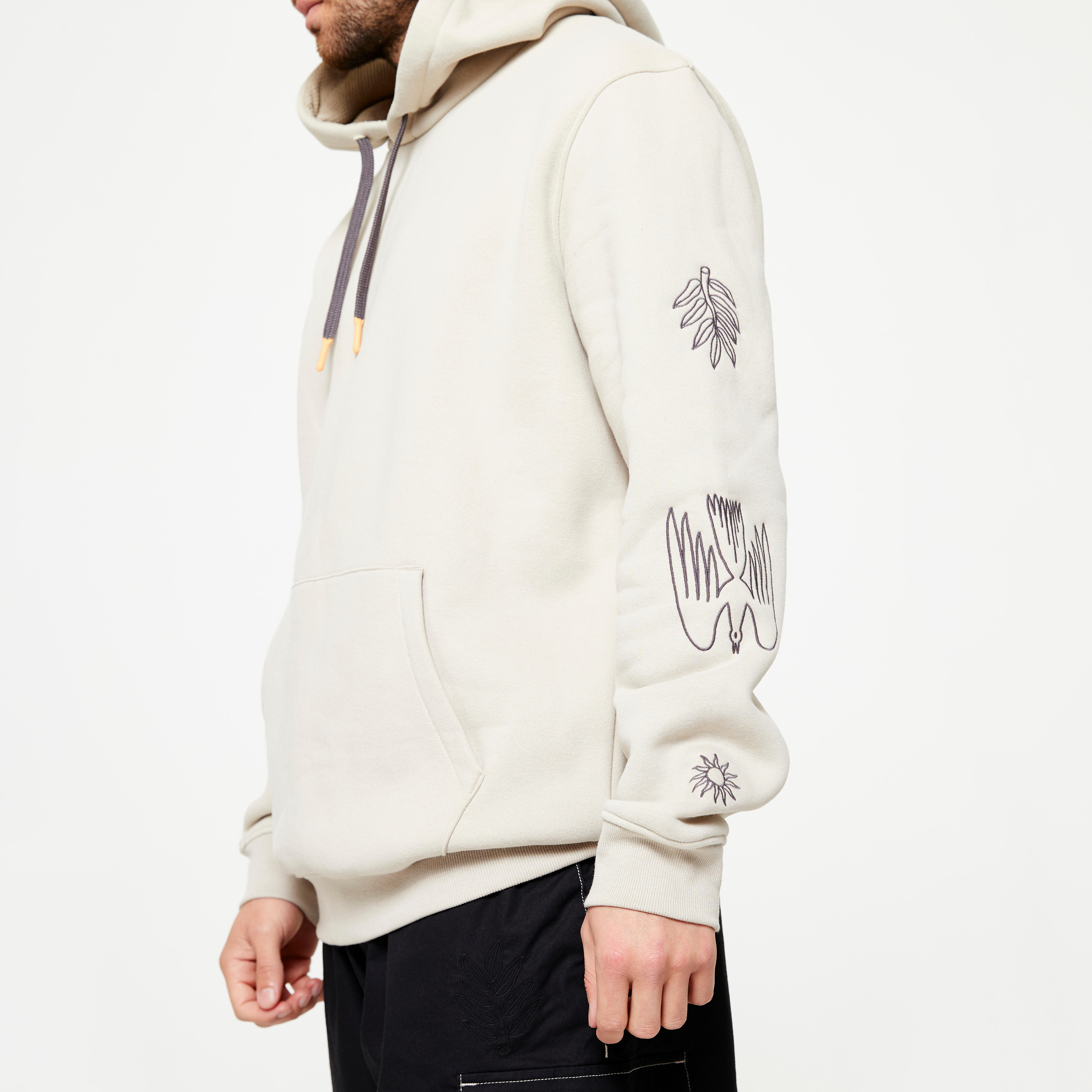 Skateboard Sweatshirt HD500 Damestoy Signature Collection - Beige