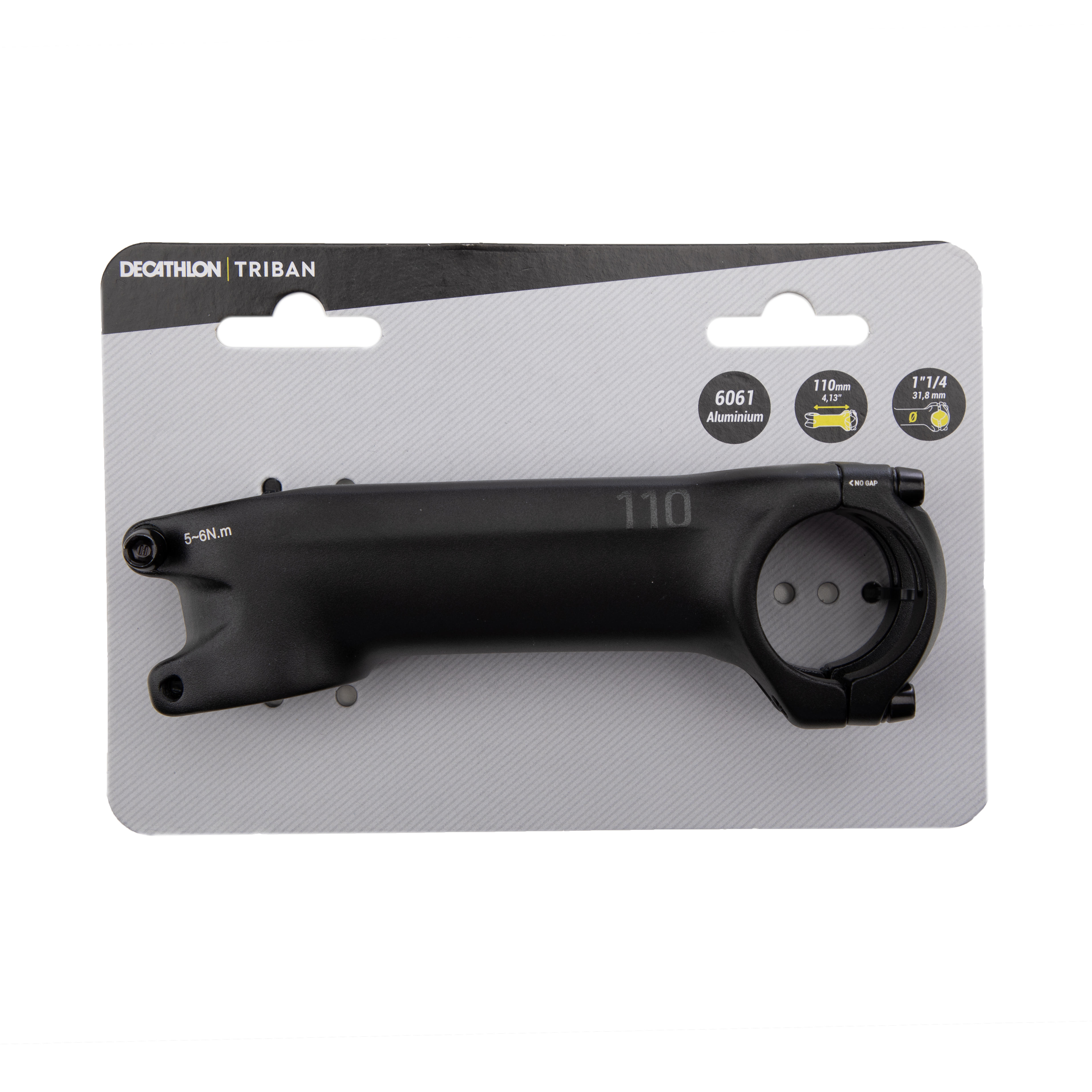 High-Performance Road Bike Stem - Satin Black