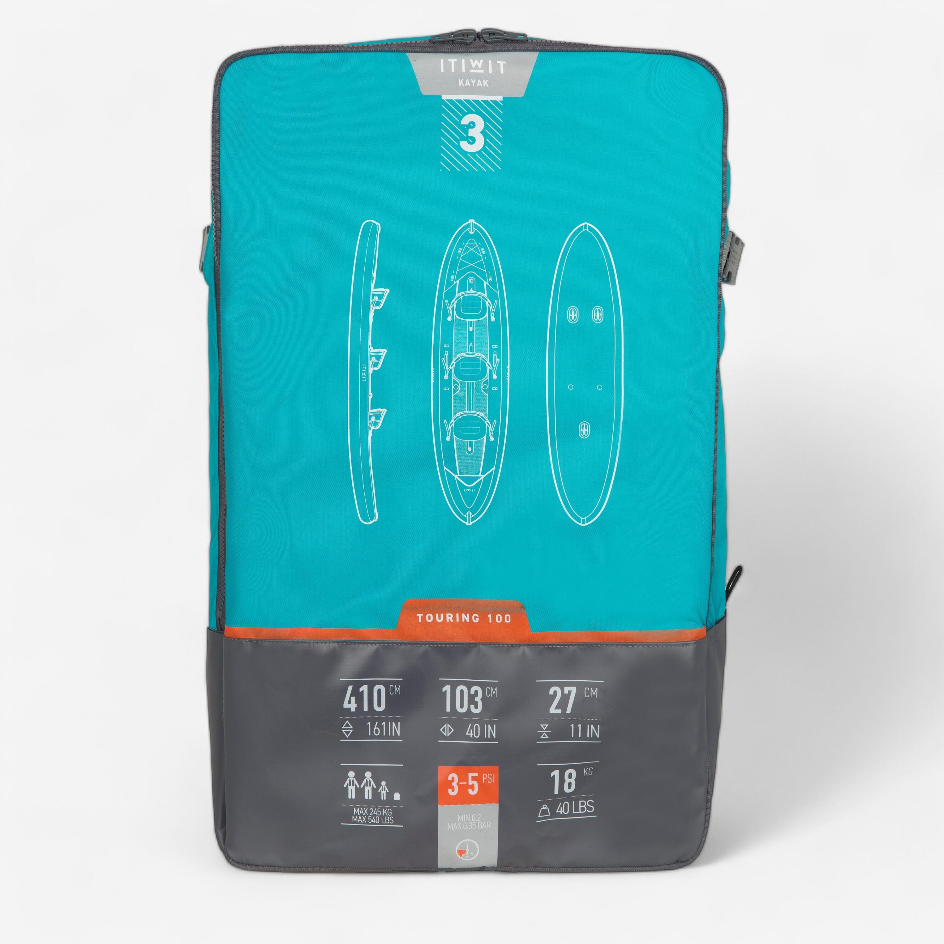 CARRY BACKPACK FOR THE INFLATABLE X100 3P KAYAK