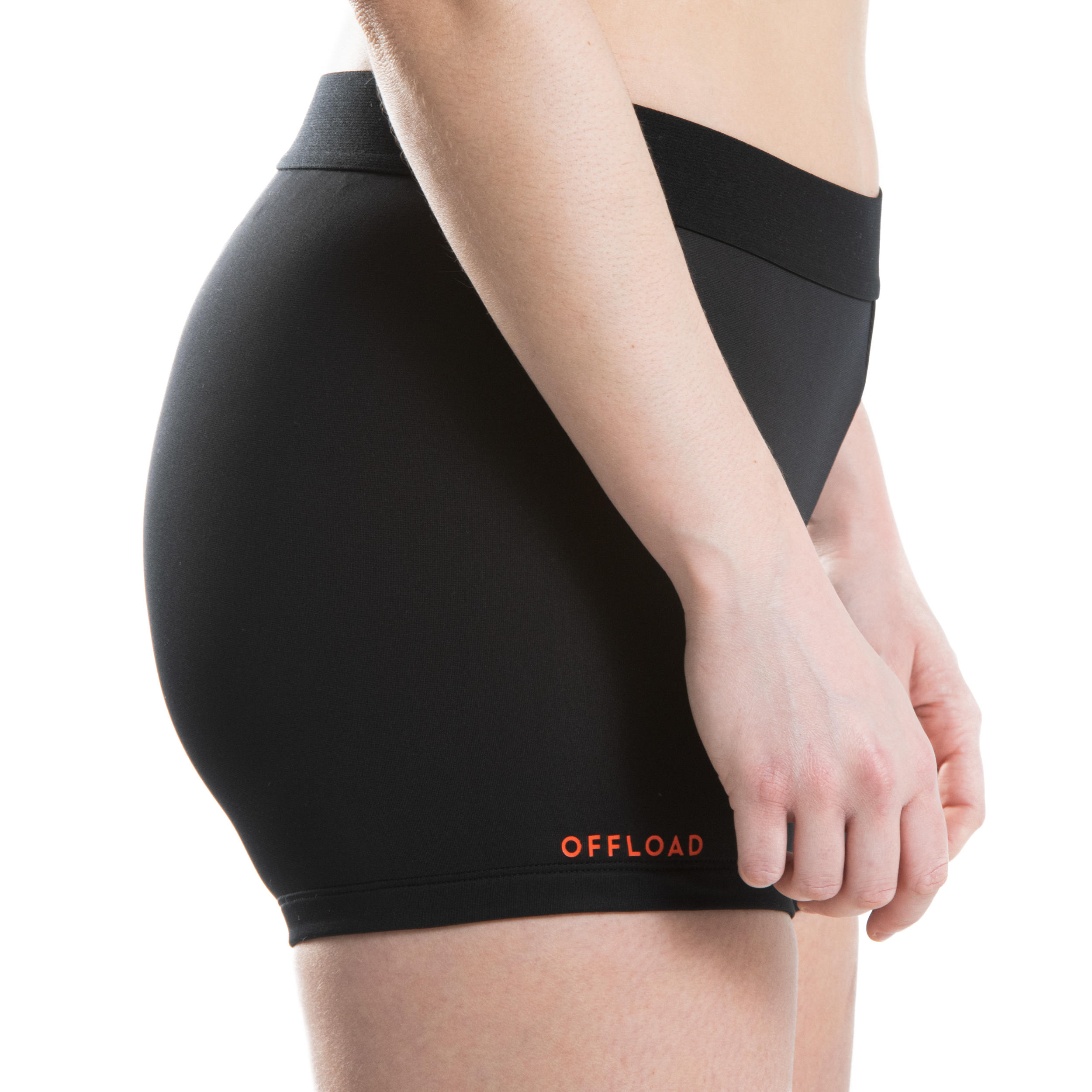 Women's Rugby Undershorts R500 - Black