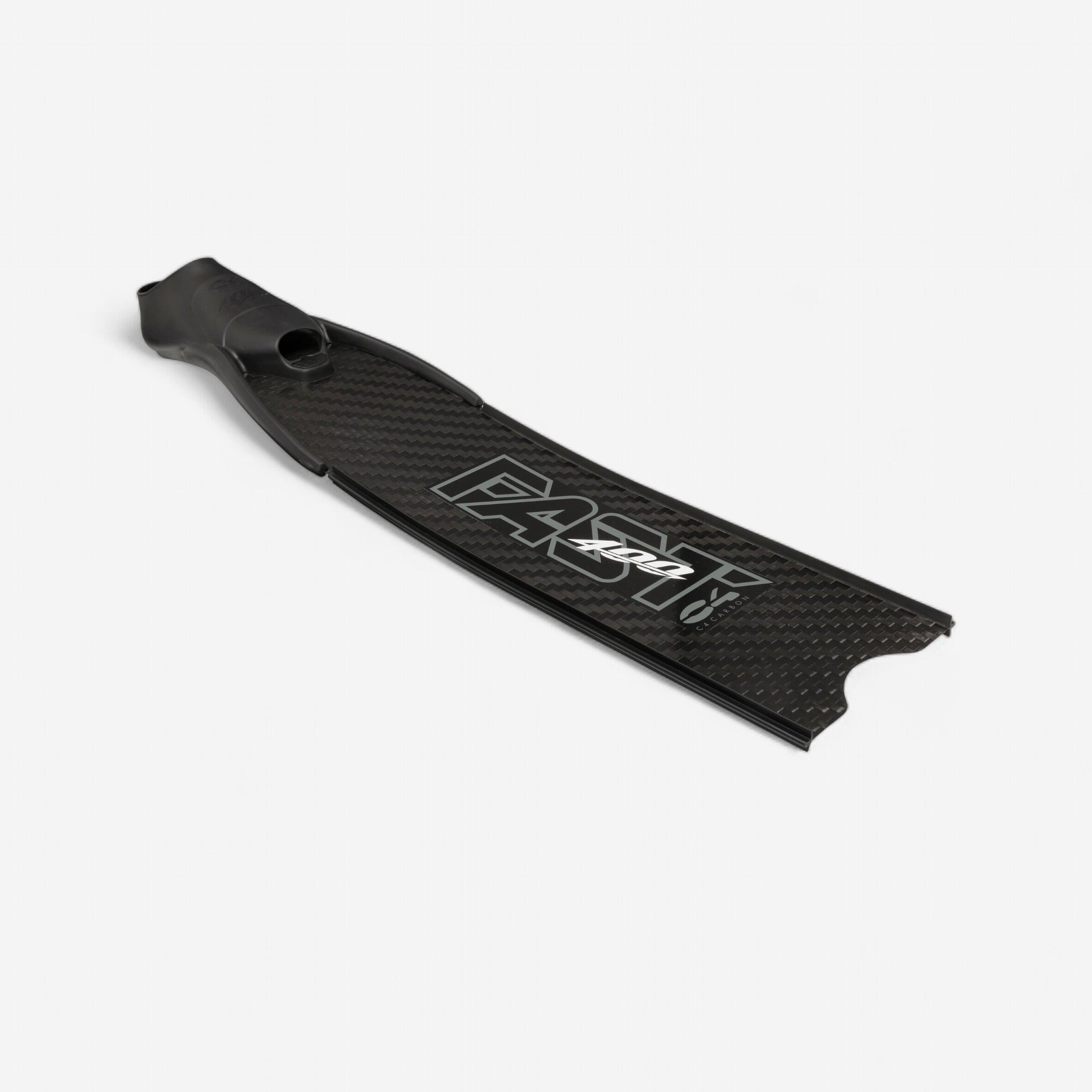 FREEDIVING AND SPEARFISHING FINS CARBON MEDIUM FAST 400 C4 100% CARBON