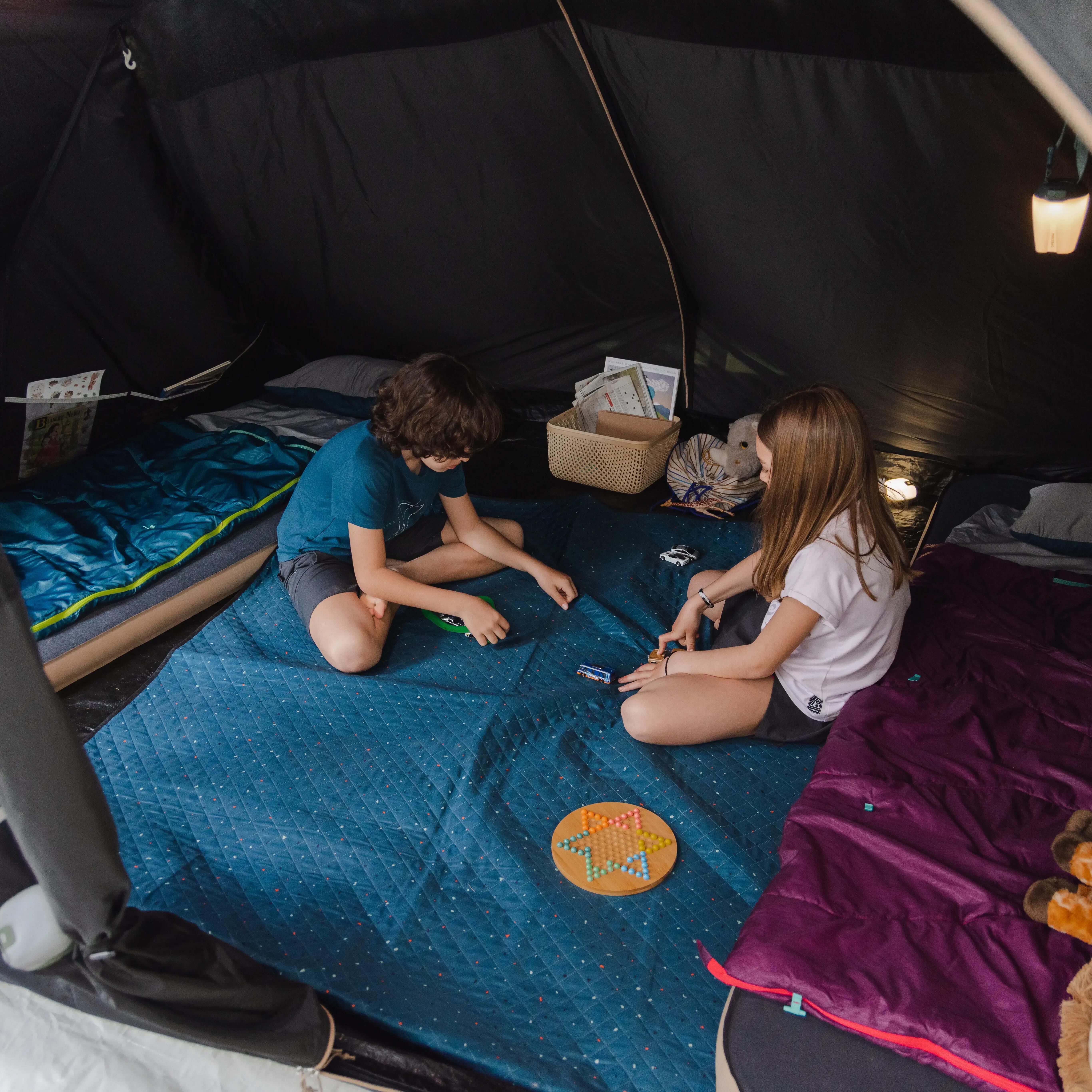 KIDS SLEEPING BAG MH100 10°C - BLUE