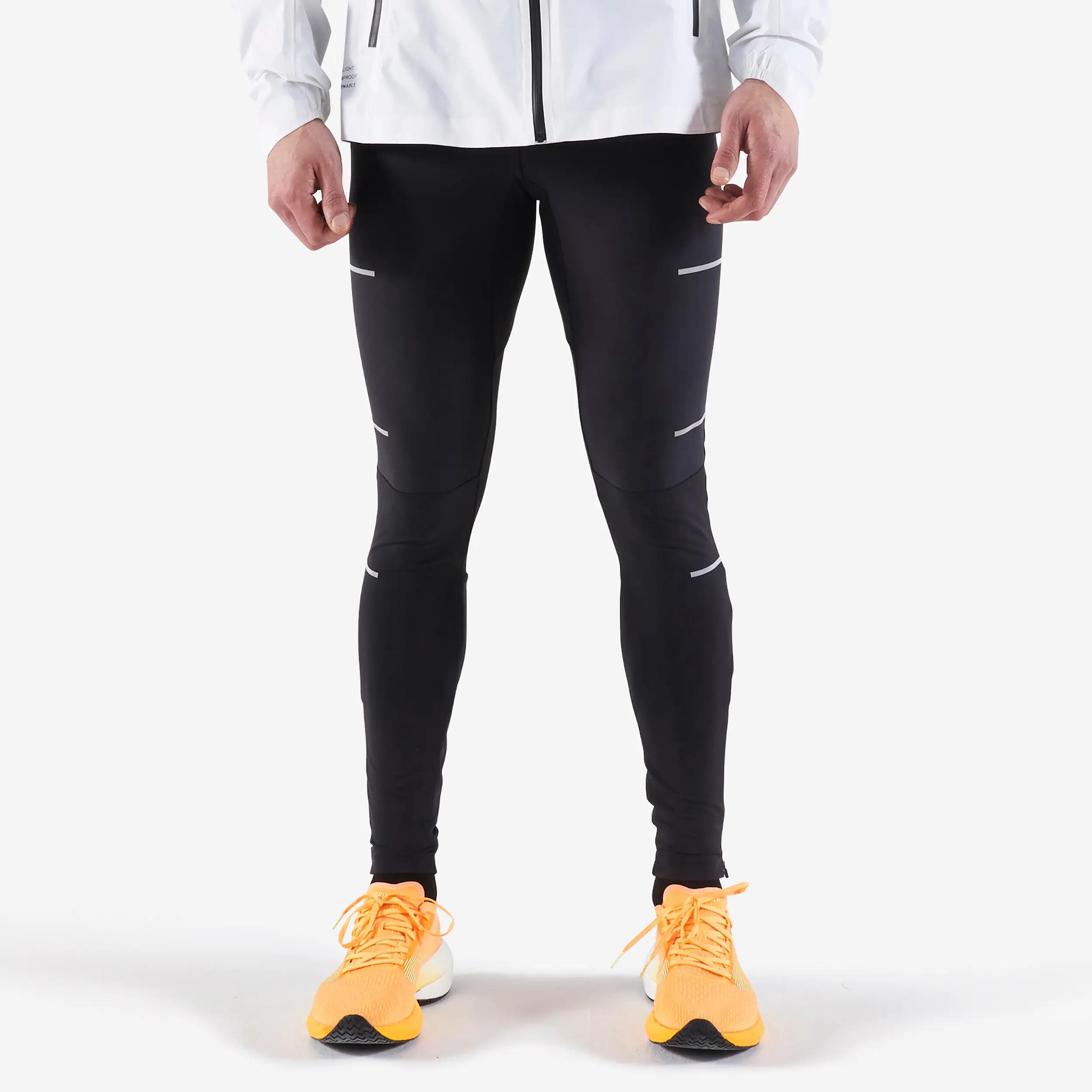 MEN'S WARM WATER-REPELLANT KIPRUN RUNNING AND TRAIL RUNNING 900 TIGHTS