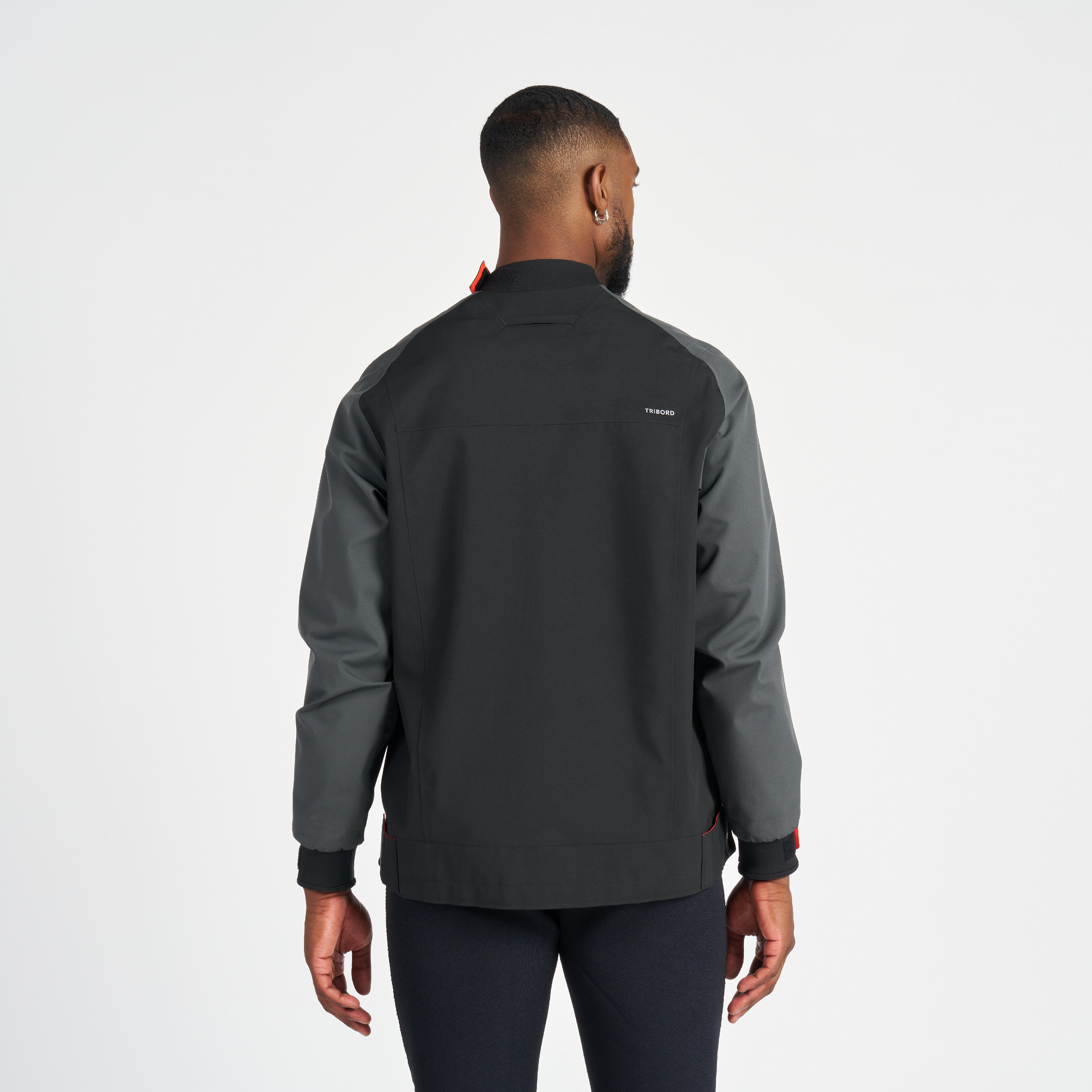 Men's Sailing Windproof Jacket - 500 BLACK