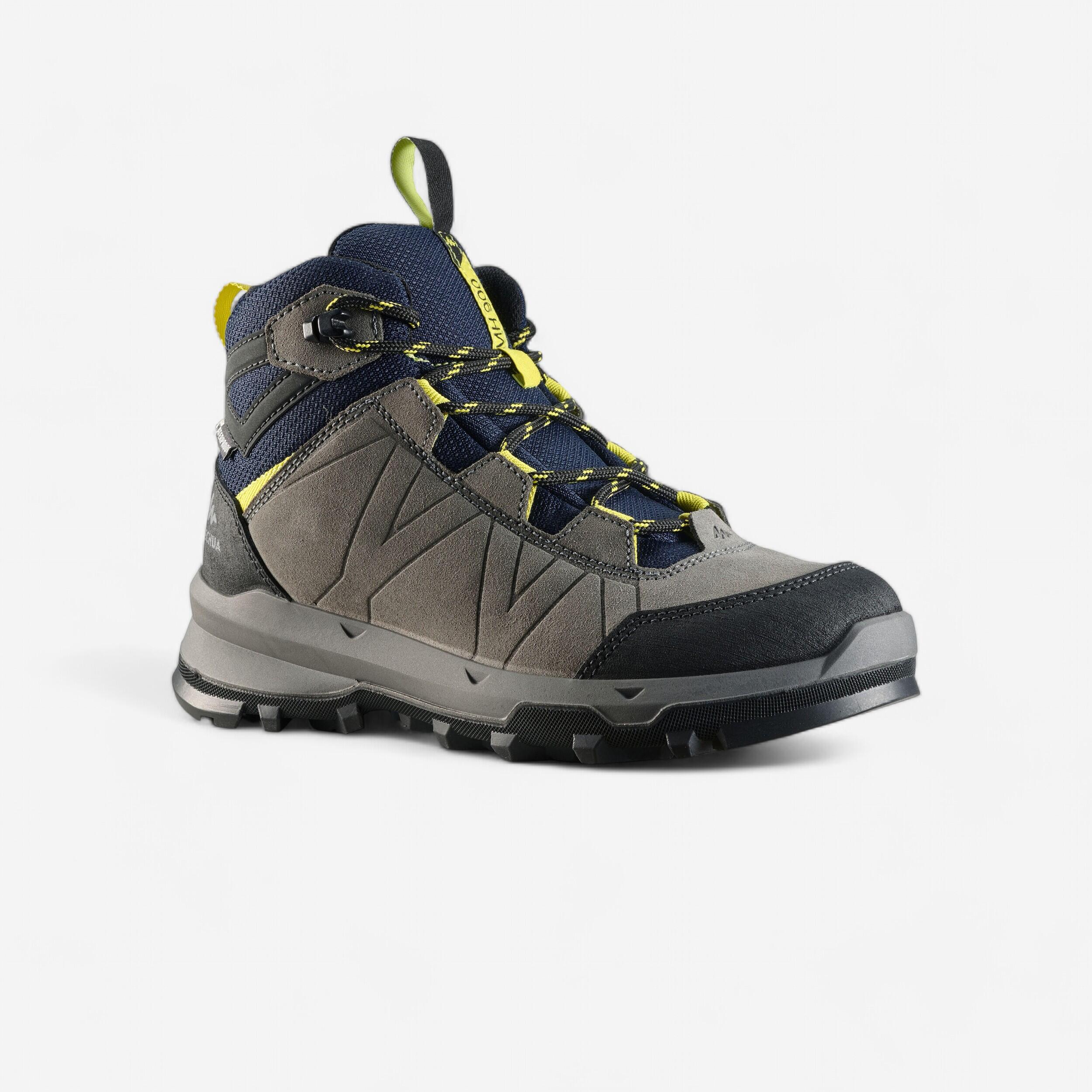 Kids’ Waterproof Mountain Walking Boots - MH500 Sizes 10-6
