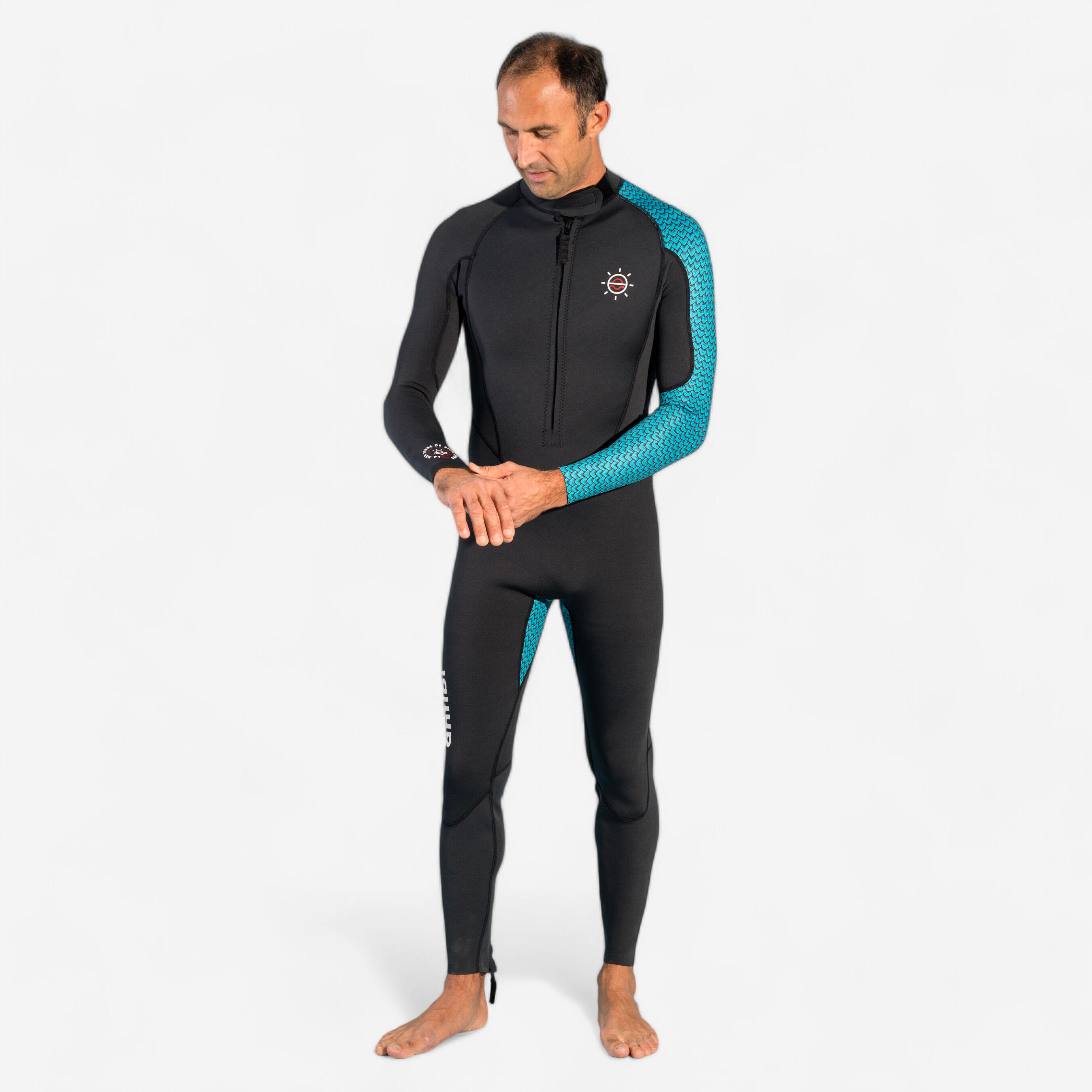 MEN’S SEA WALKING NEOPRENE WETSUIT 3/2 BLACK