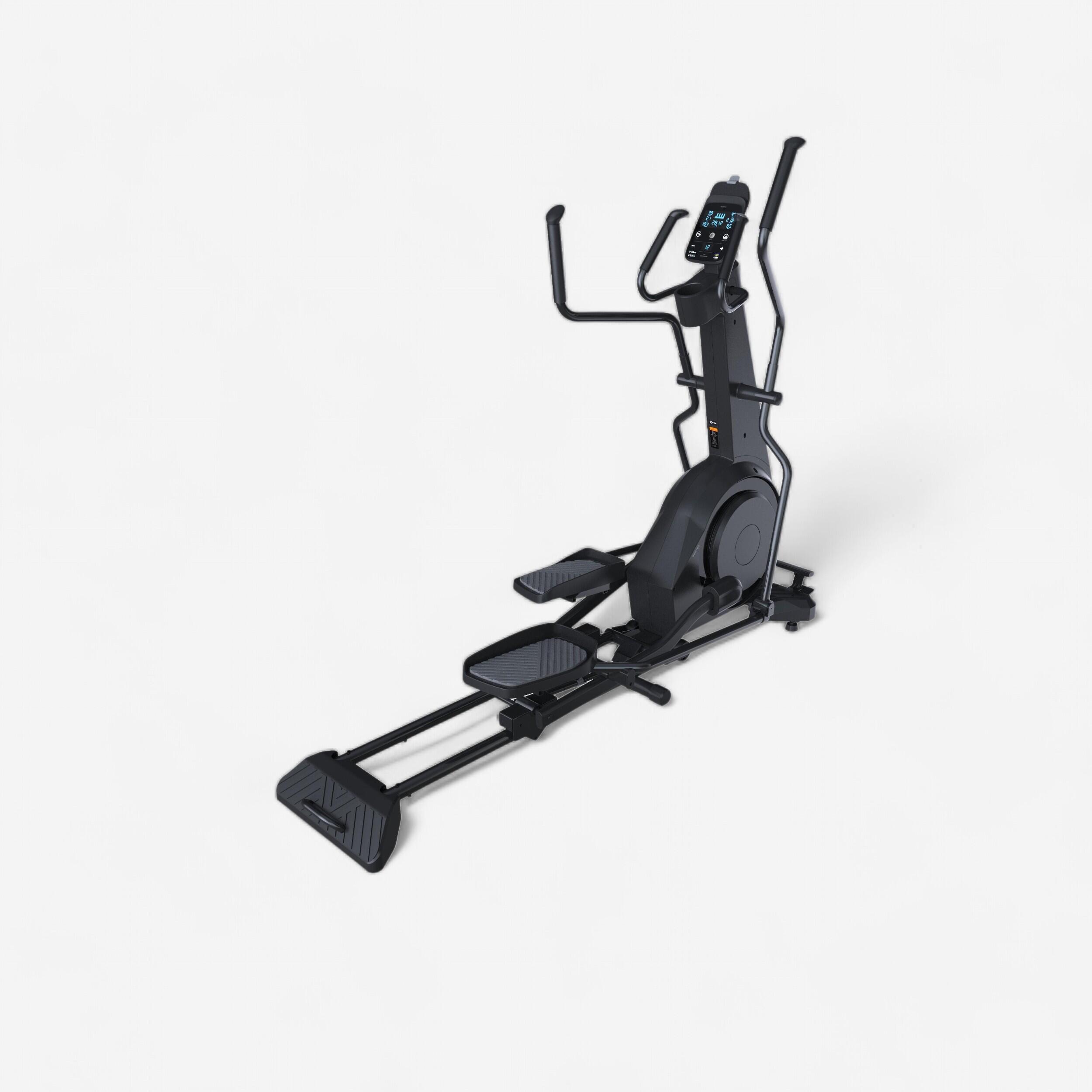 Front Wheel Folding Connected Self-Powered Cross Trainer Challenge Elliptical