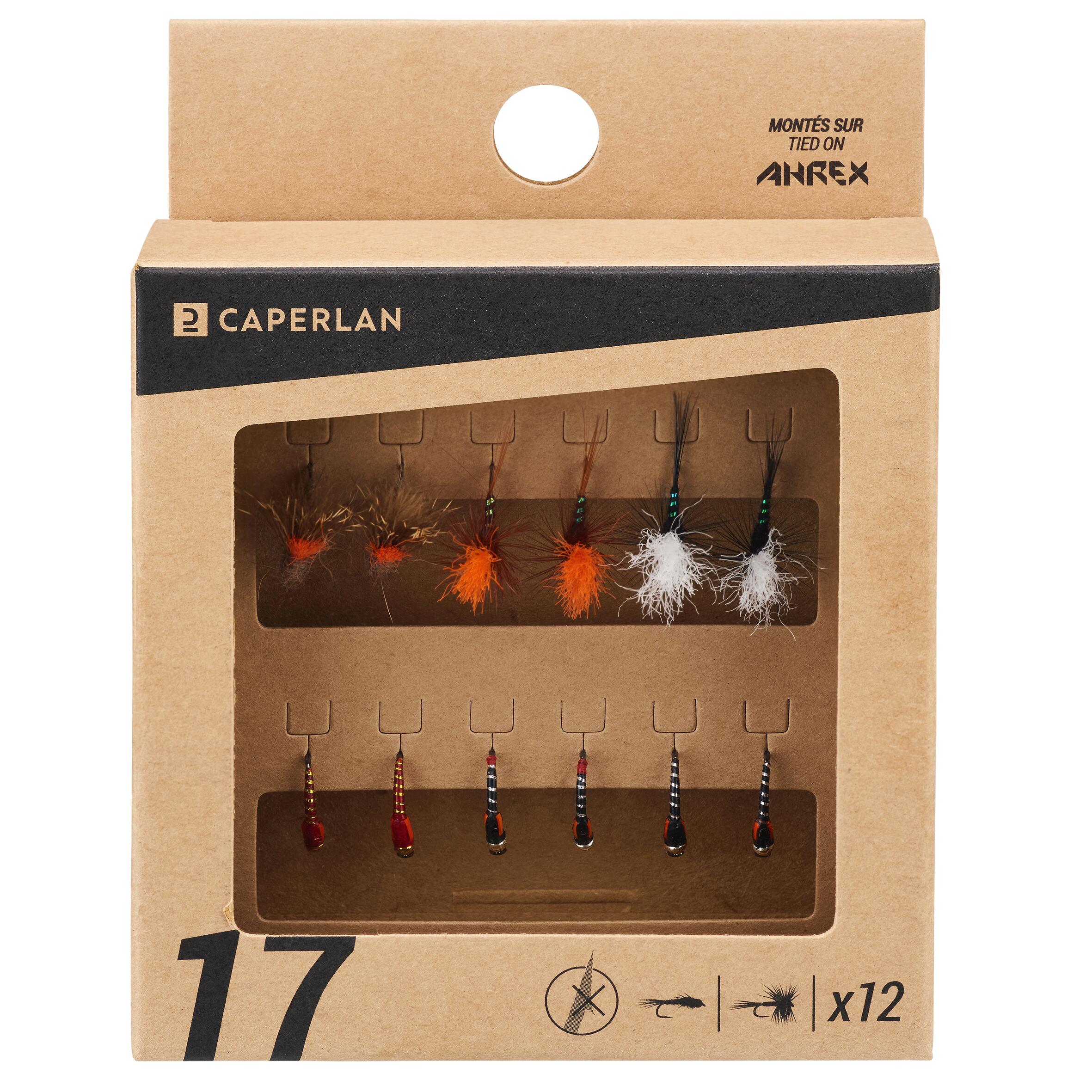 DRY FLIES AND NYMPHS HRK17 x12