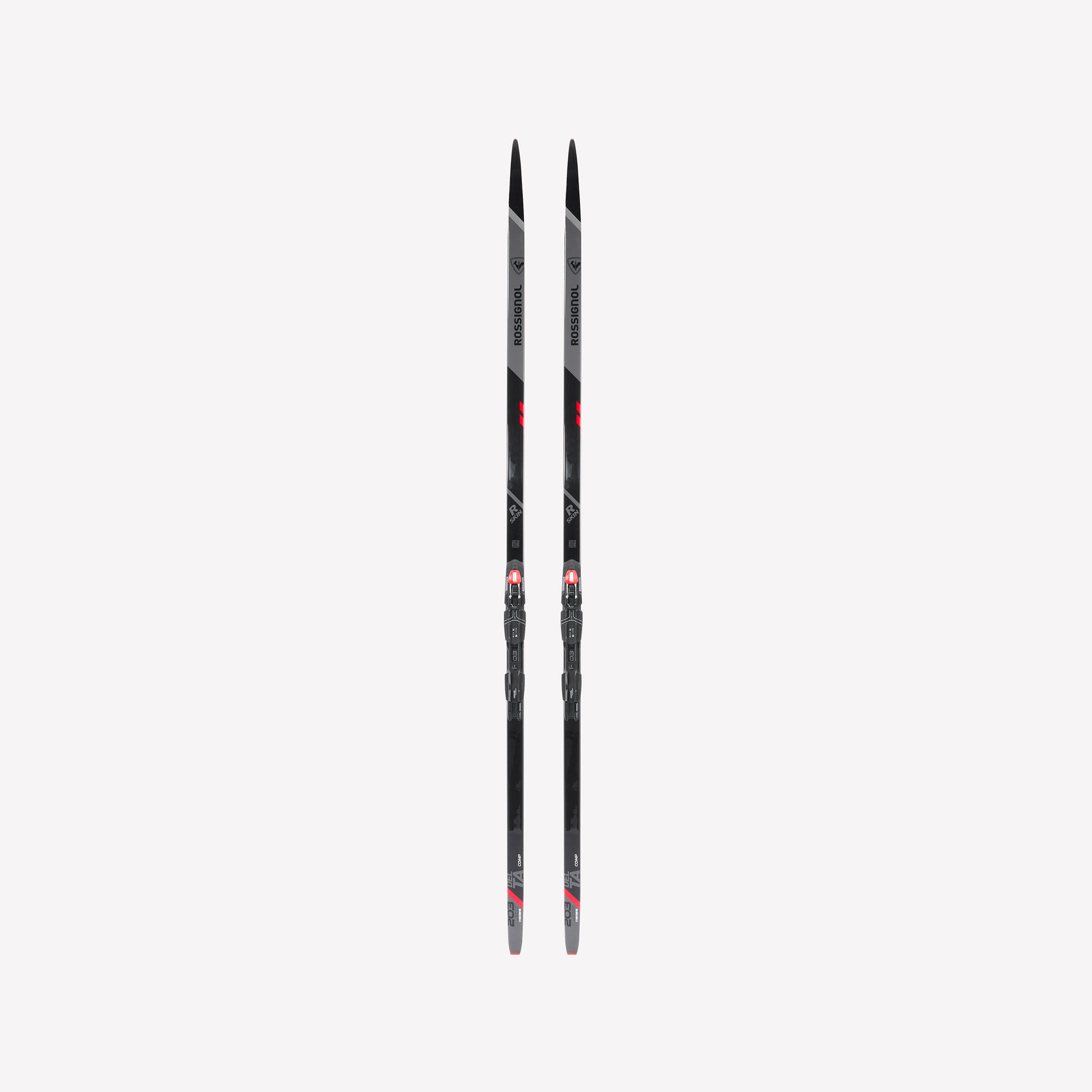Classic adult cross-country skis with skins+bindings Rossignol Delta Comp R-Skin