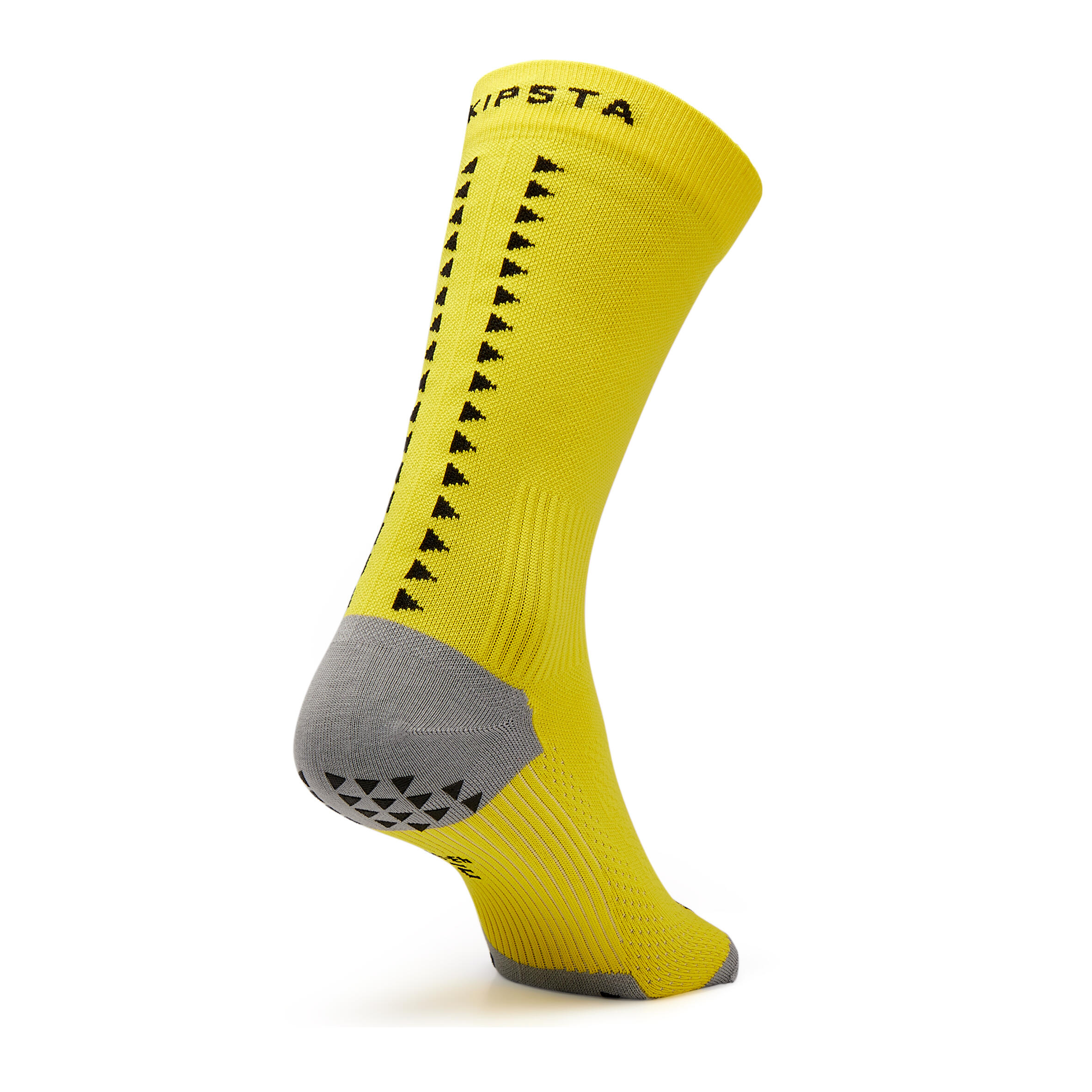 Kids' Grippy Football Socks Viralto II MiD Club - Yellow