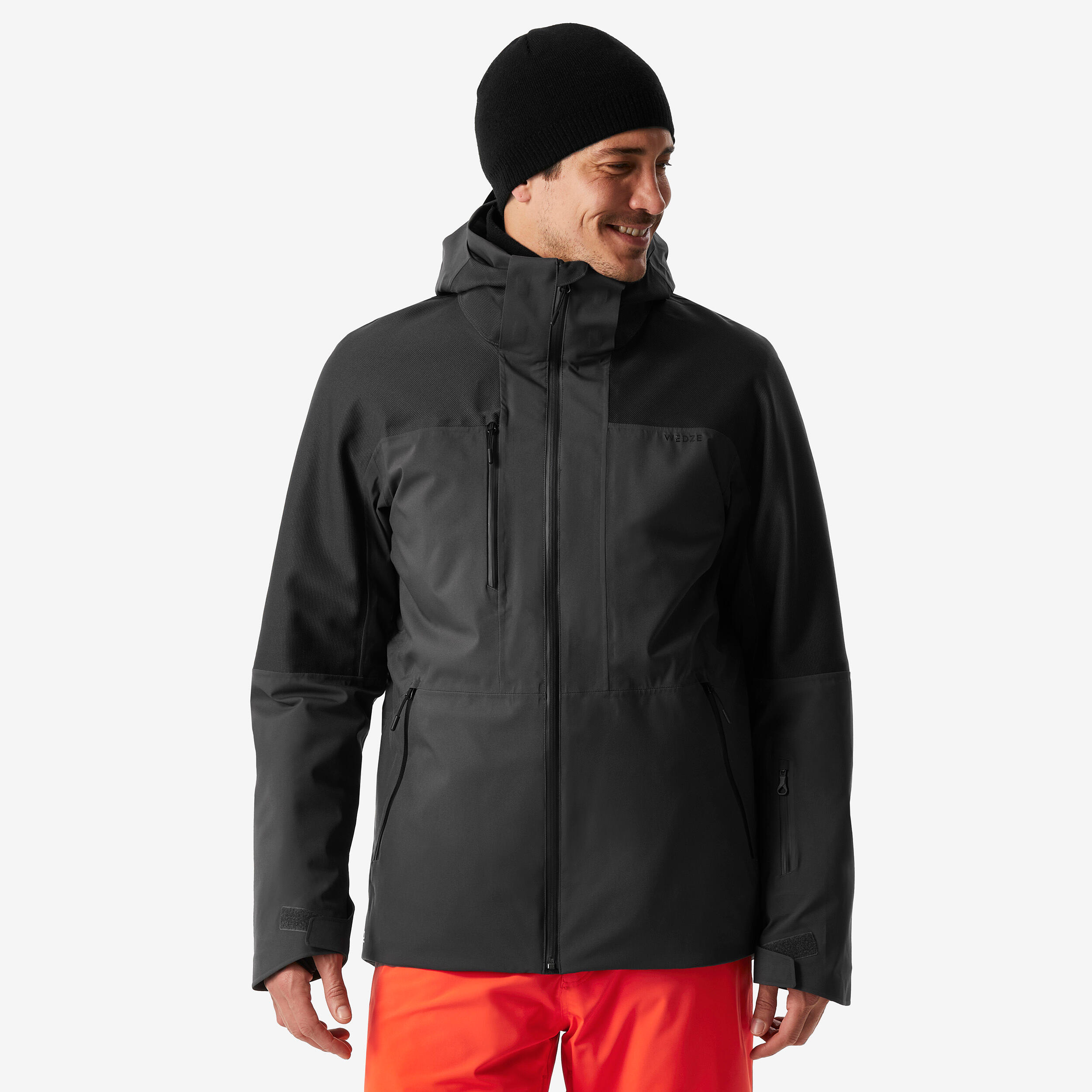 Men’s Waterproof and Durable Ski Jacket 500 SPORT - Black