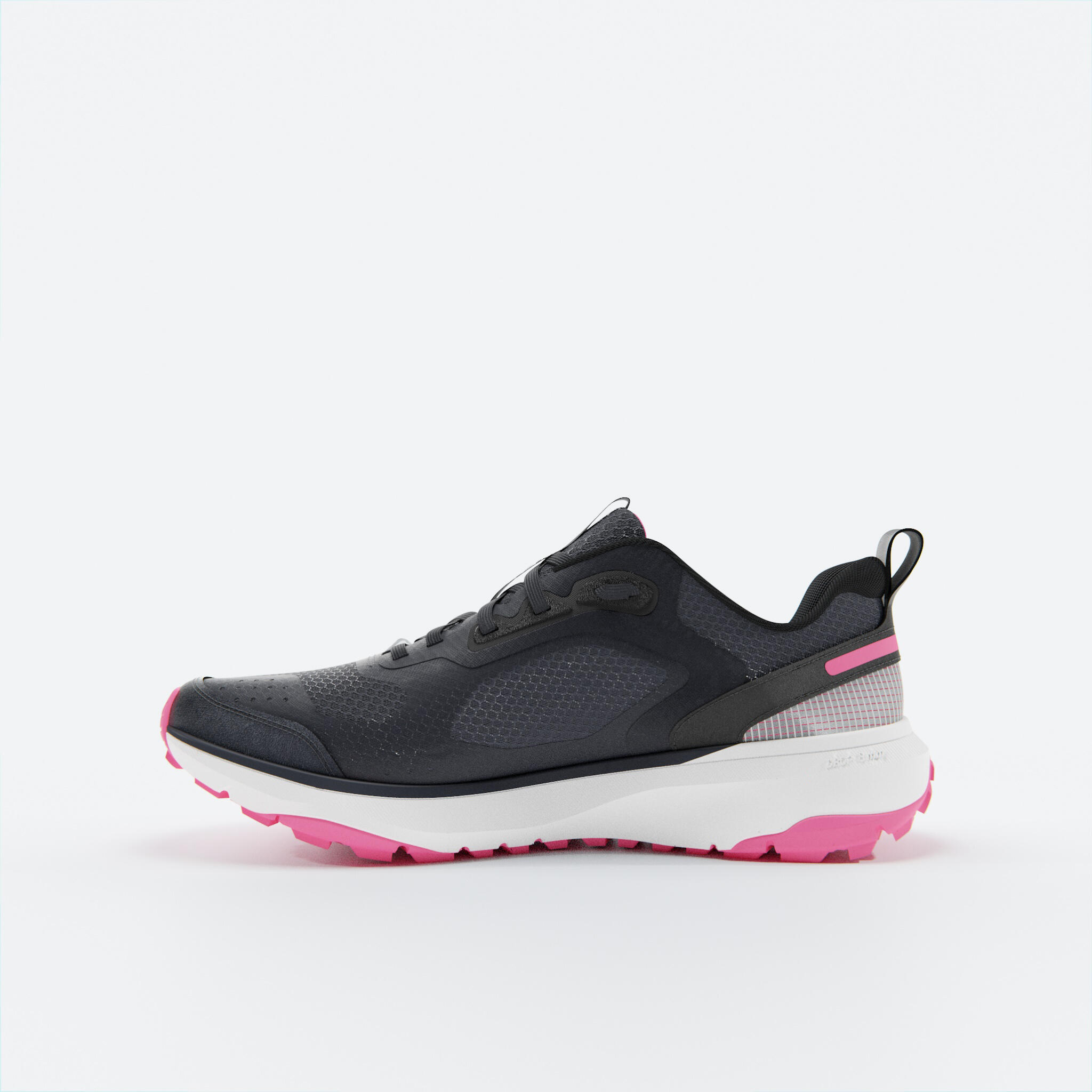 Women's running and trail running shoes - JF 190 GRIP BLACK PINK