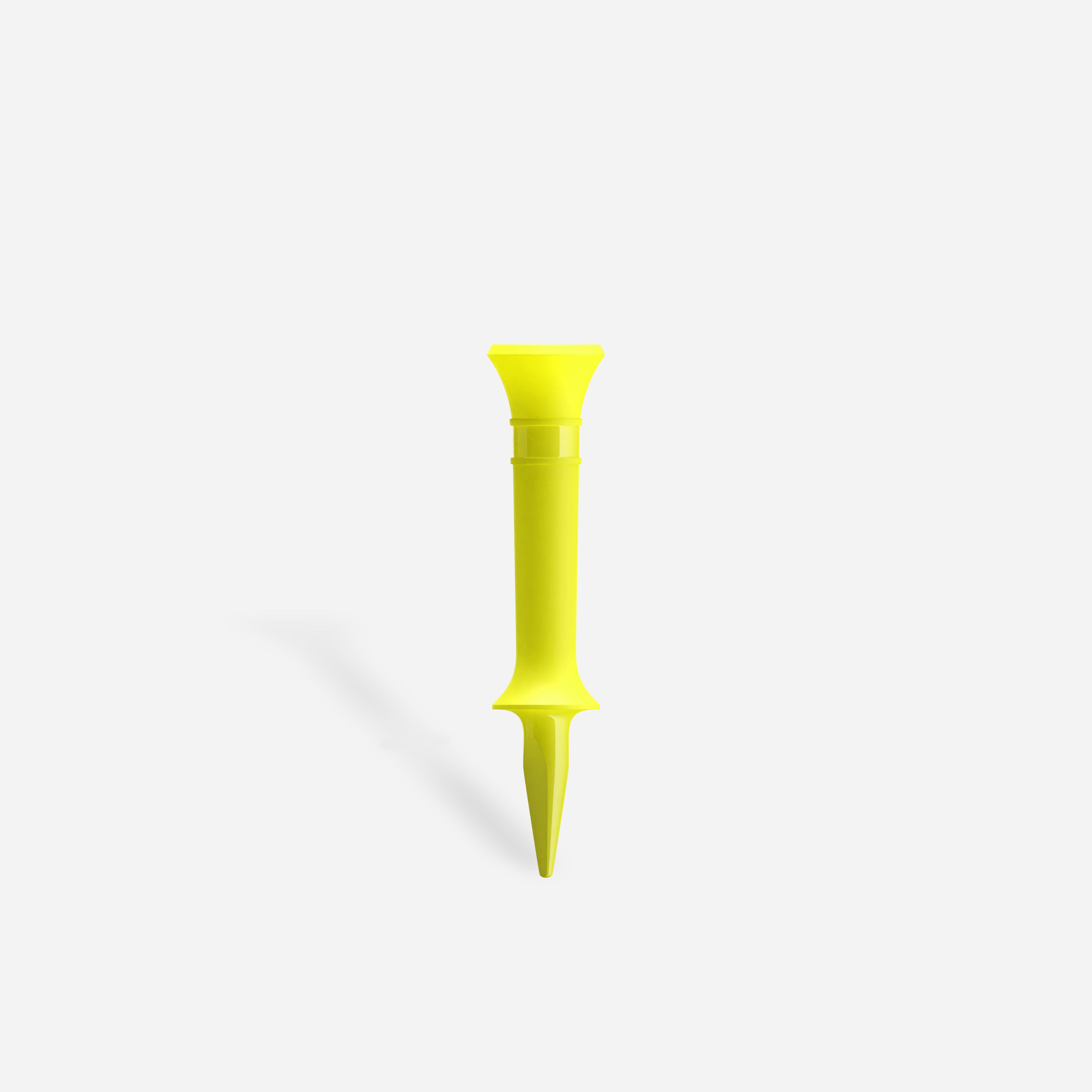 GOLF PLASTIC STEP TEES x10 40 mm - INESIS 100 YELLOW