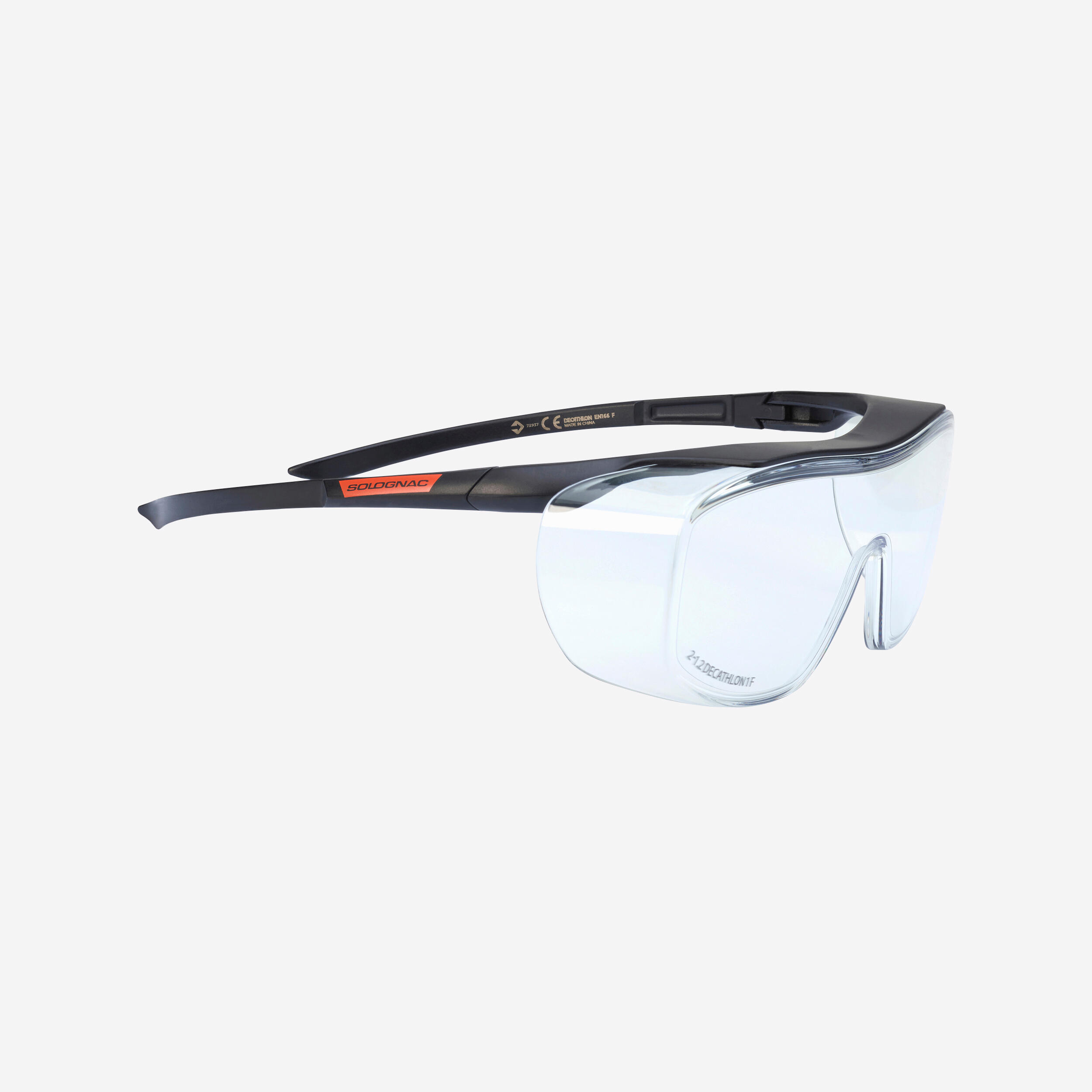 CLAY PIGEON PROTECTIVE FITOVER GLASSES 100 OTG  PLAIN STRONG LENSES  CATEGORY 0
