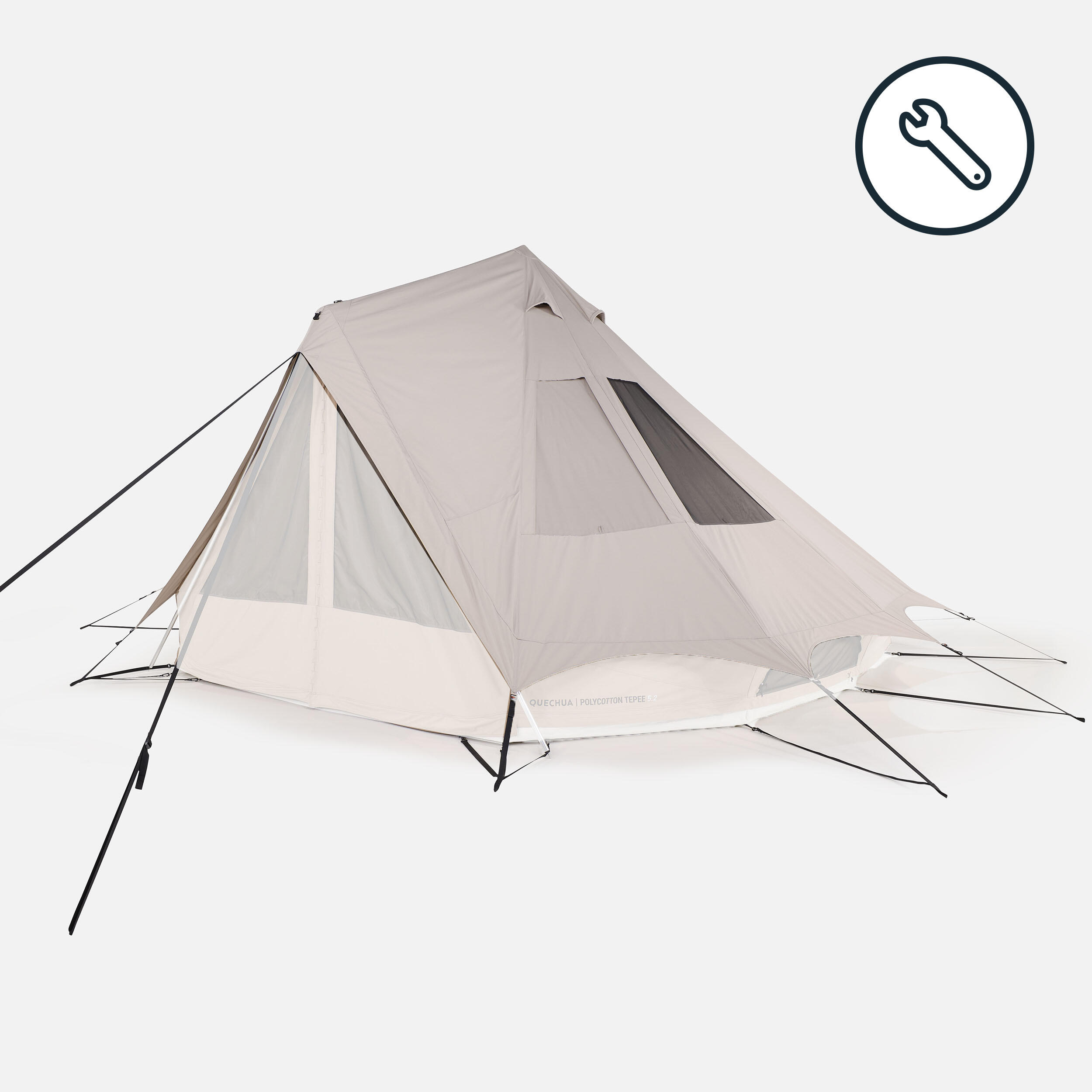 FLYSHEET - SPARE PART FOR THE TIPI POLYCOTTON 5.2 TENT
