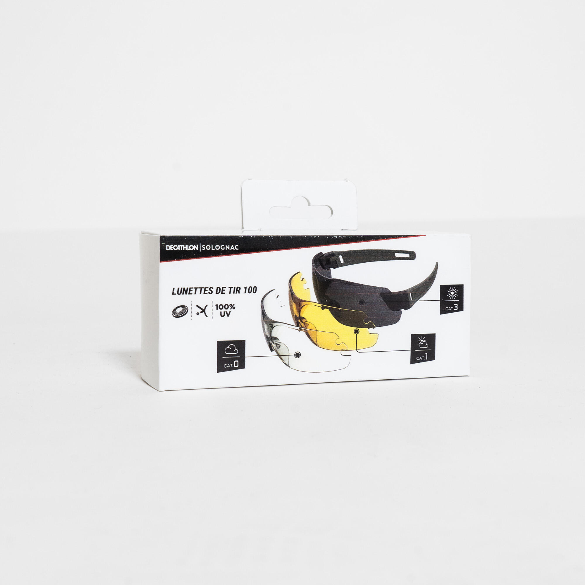 Pack of Protective shooting glasses SG100 PK3 ~(3 lenses included)