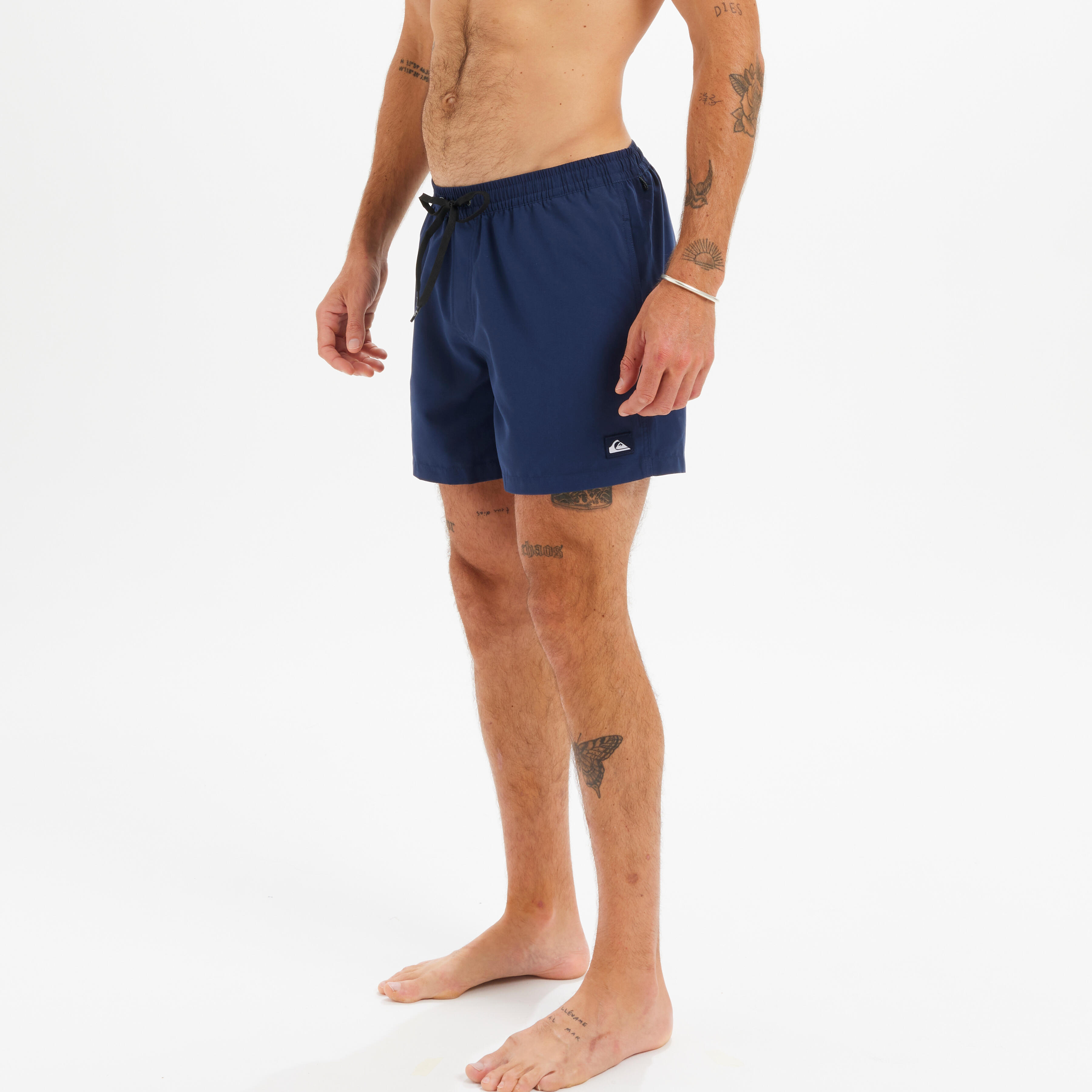 Men's short swim shorts QUIKSILVER VOLLEY navy blue