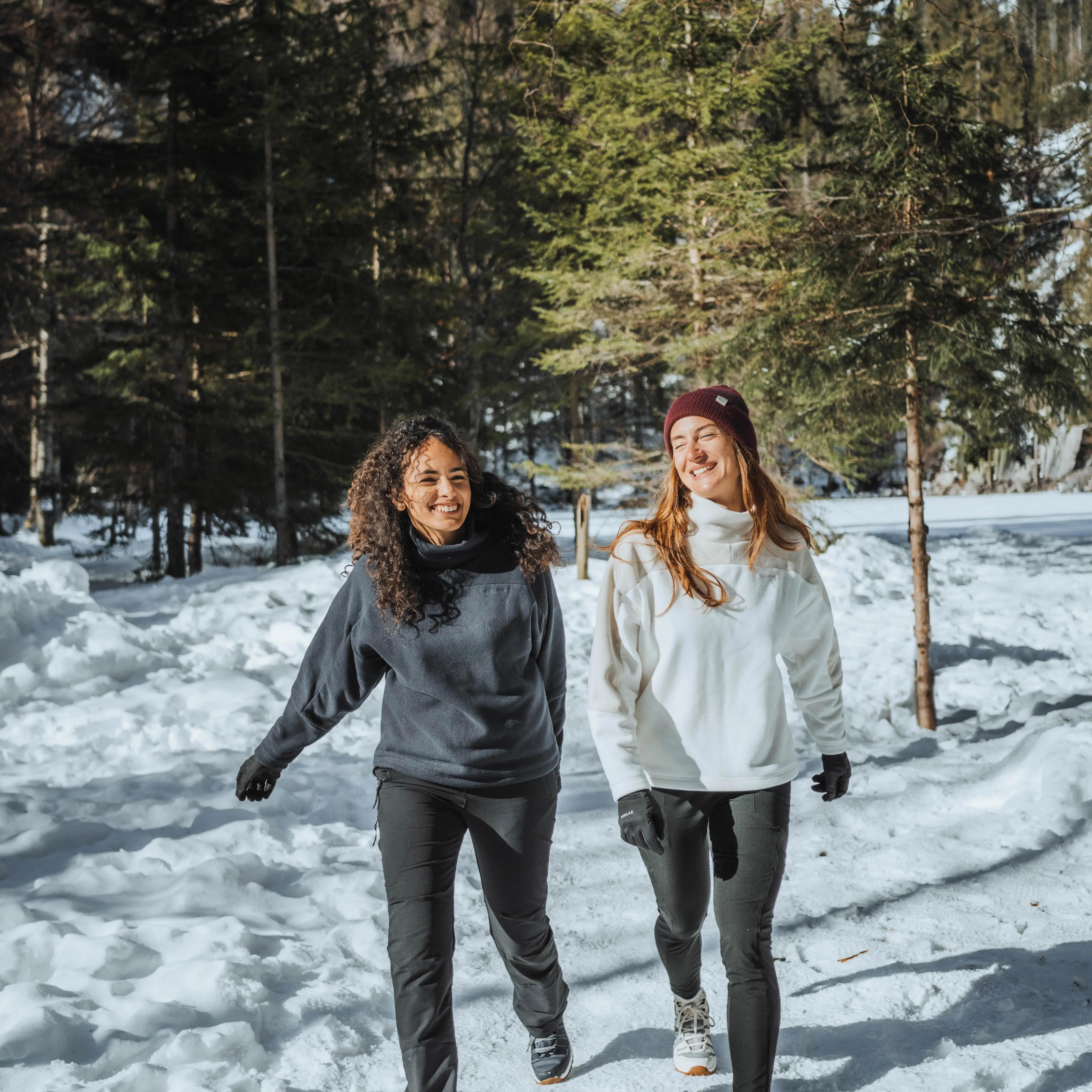 WOMEN’S WARM WATER-REPELLENT WALKING TROUSERS – SH500