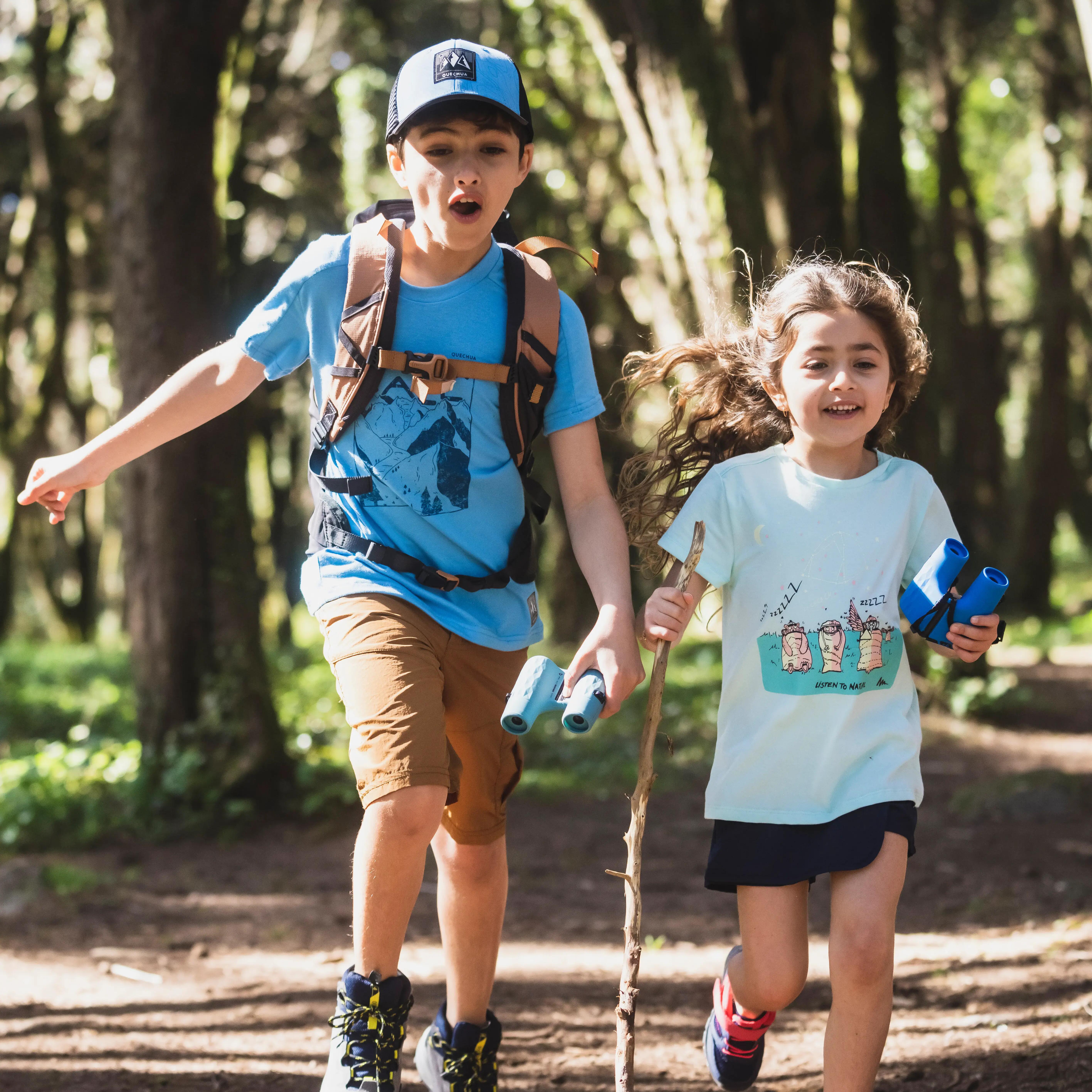 Kids’ Waterproof Mountain Walking Boots - MH500 Sizes 10-6