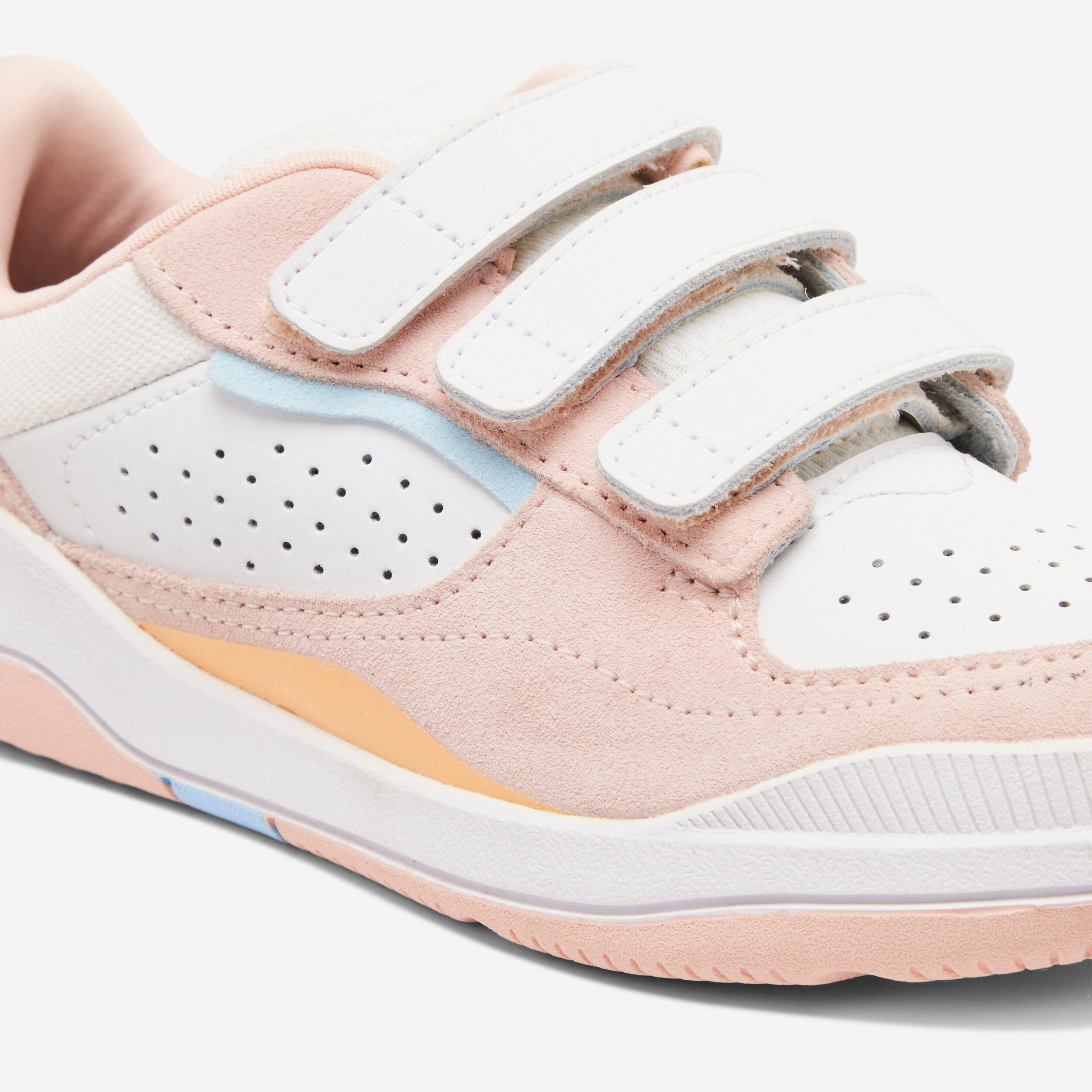 Kids' Lace-Up Shoes Playventure City - White/Pink
