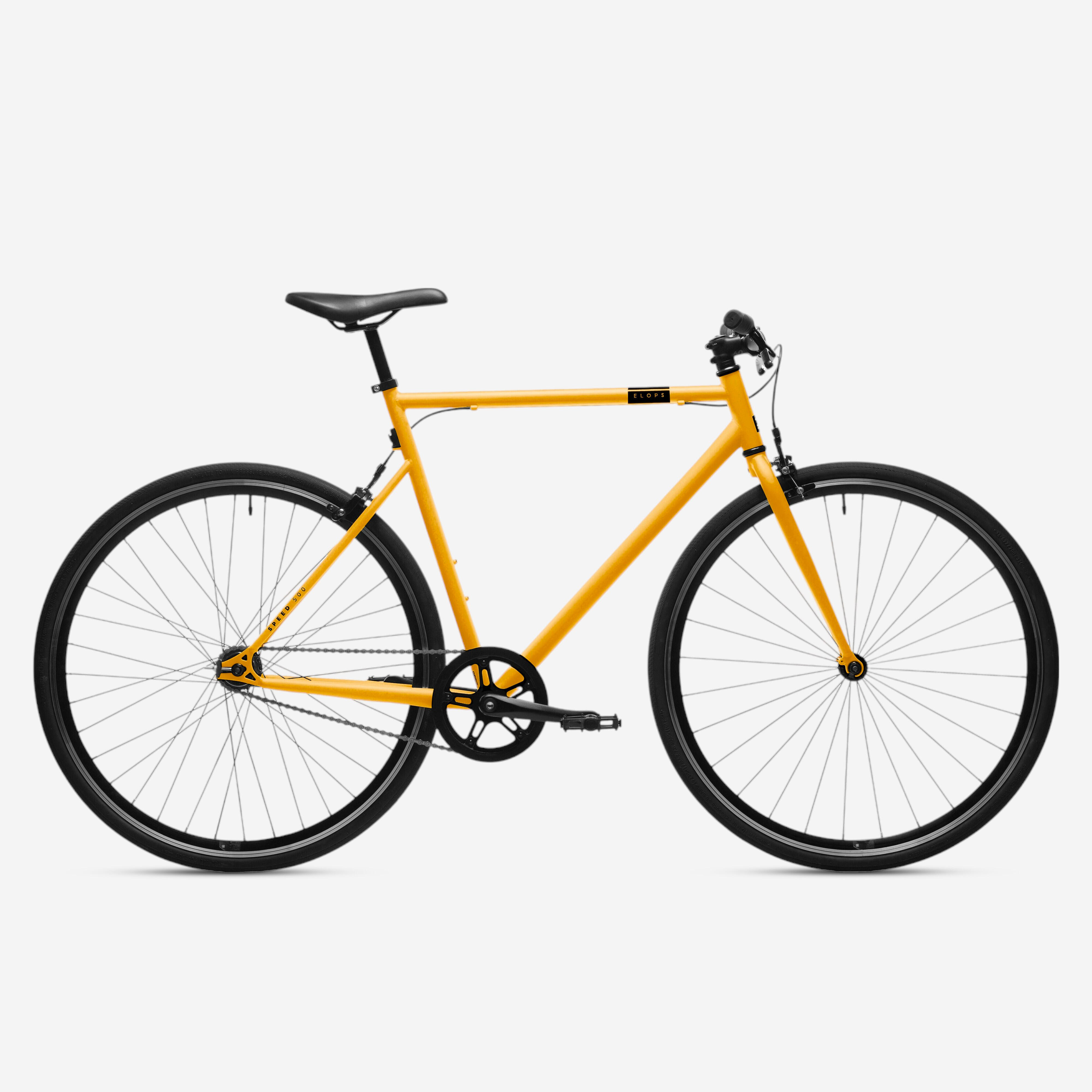 Single Speed City Bike 500 - Yellow