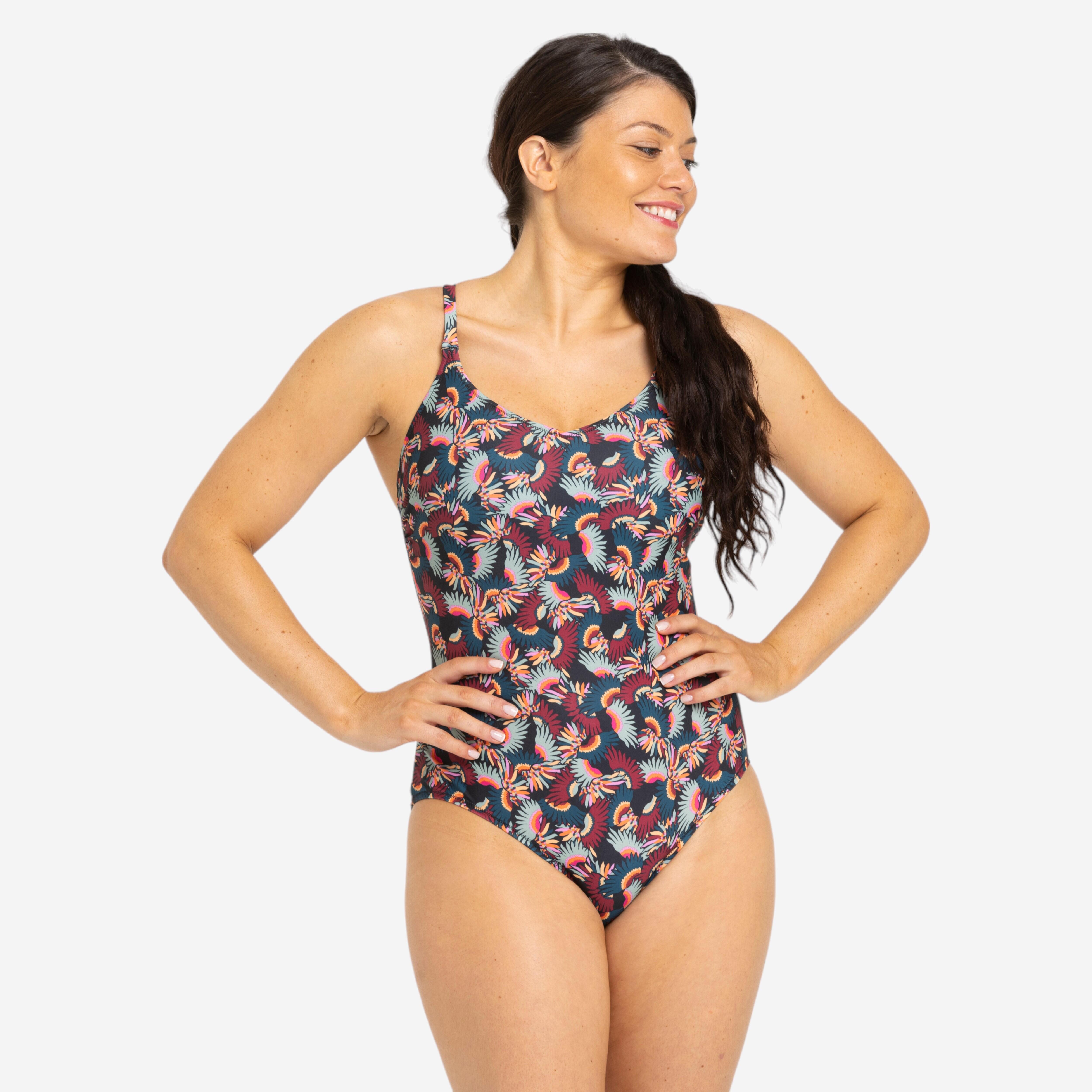 Women's 1-piece Swimsuit Lila Lt Ara Black